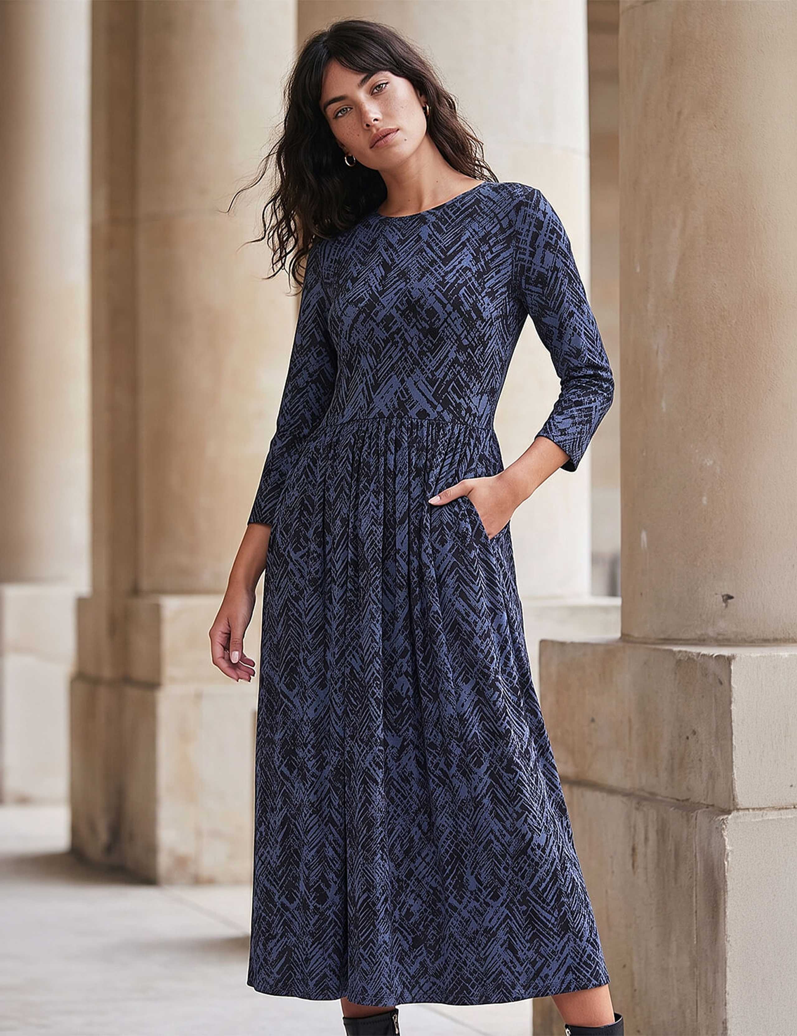 Printed Midi Dress 3 of 4