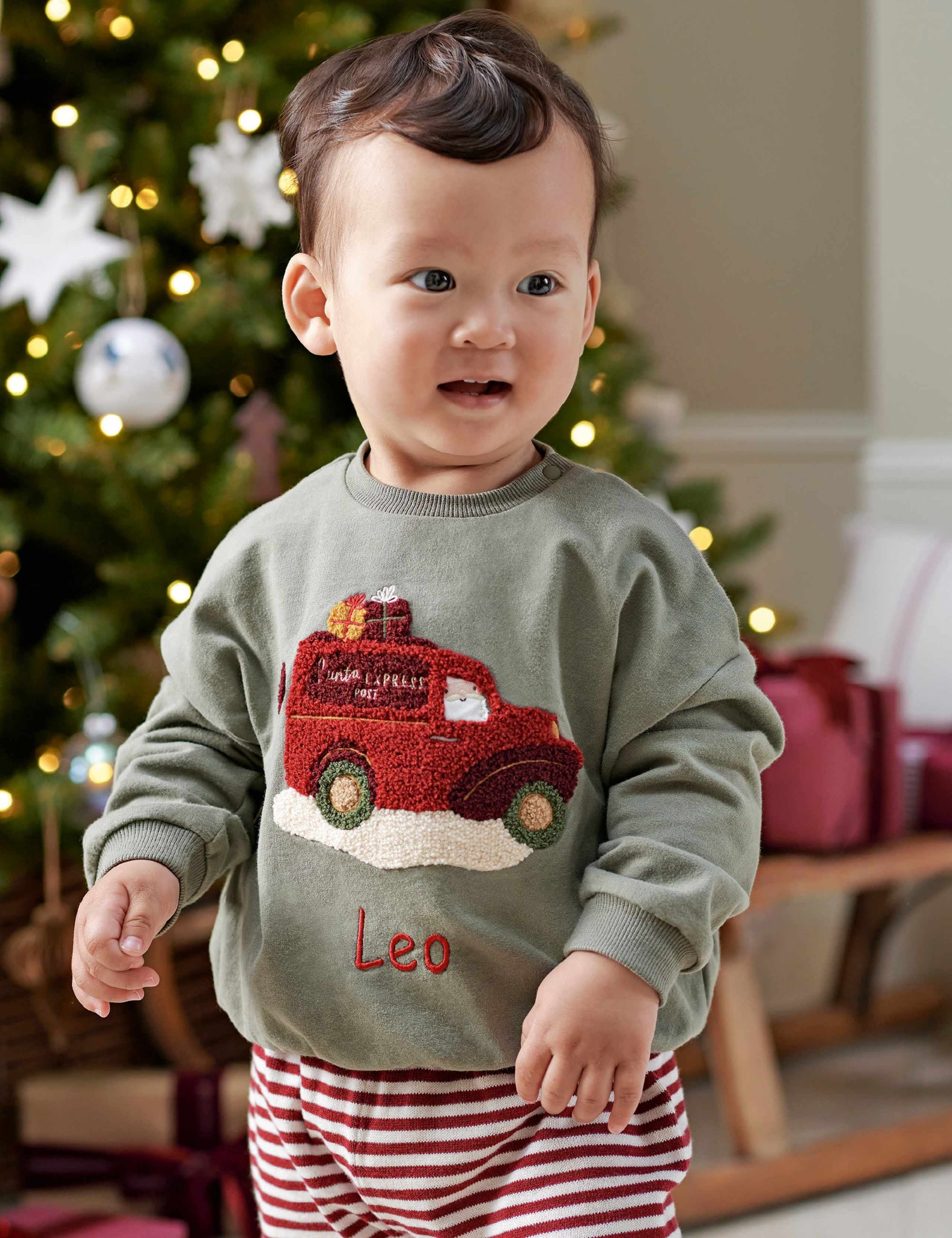 Pure Cotton Christmas Sweatshirt 4 of 8