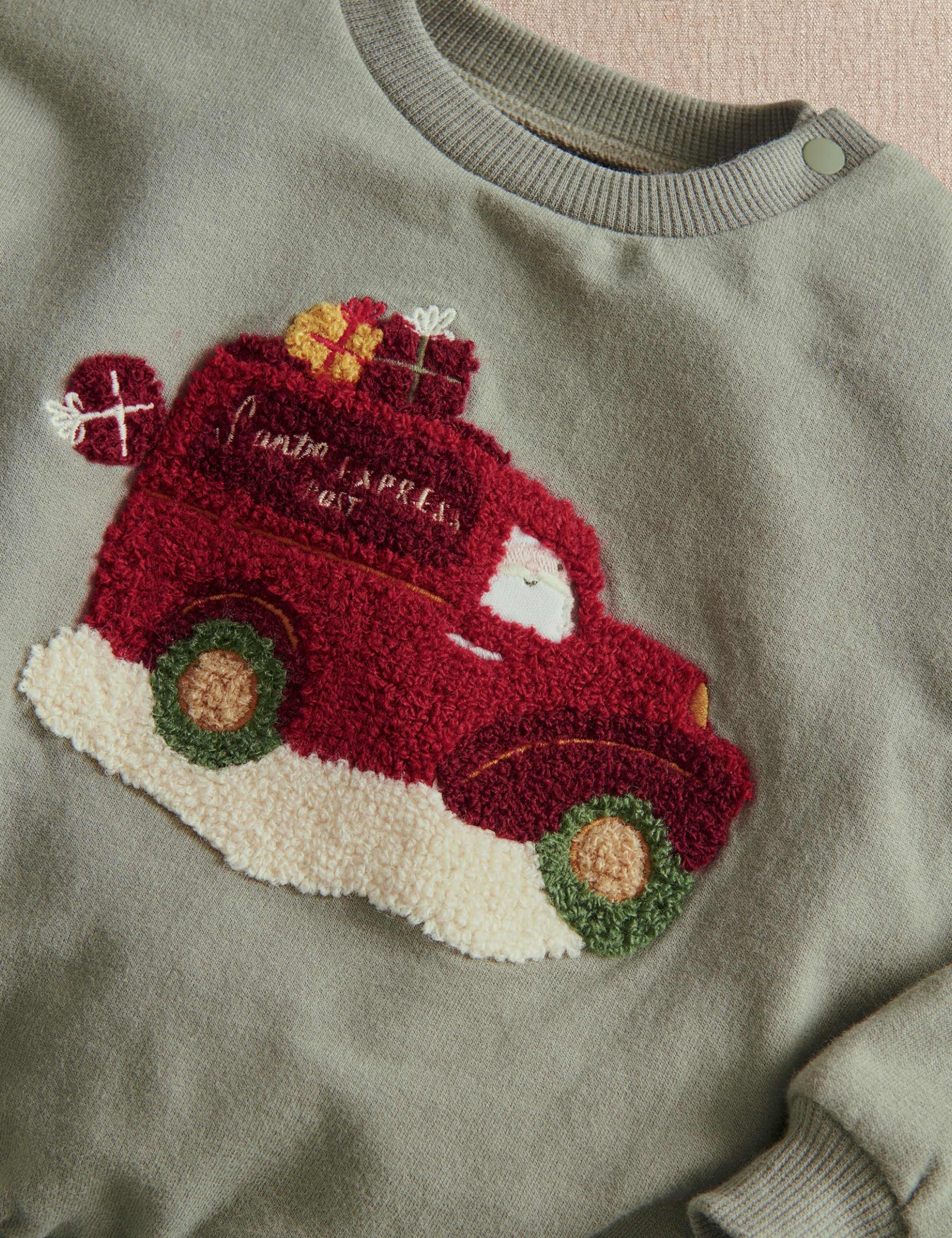 Pure Cotton Christmas Sweatshirt 7 of 8