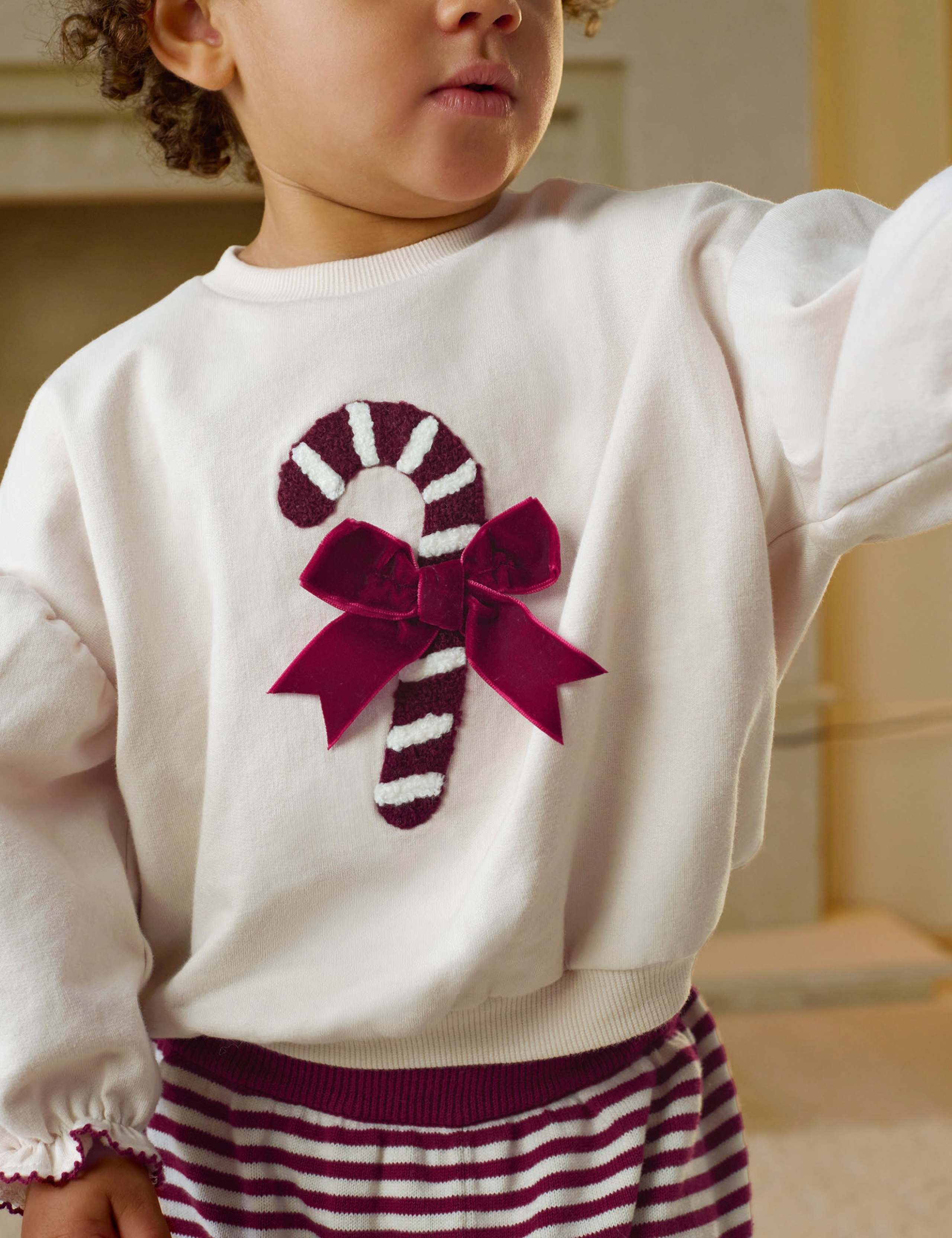 Pure Cotton Christmas Sweatshirt 4 of 7