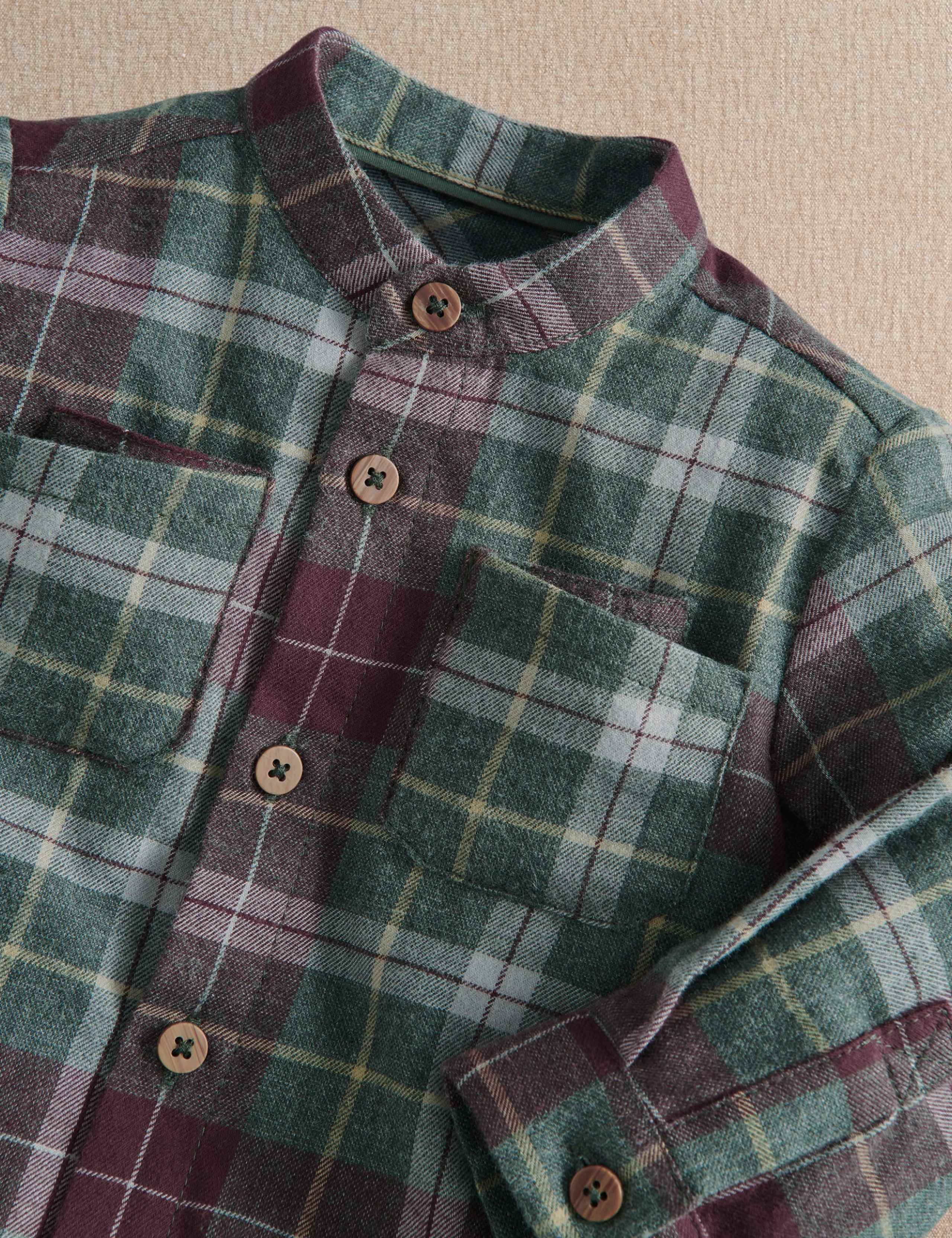 Pure Cotton Checked Shirt 3 of 4