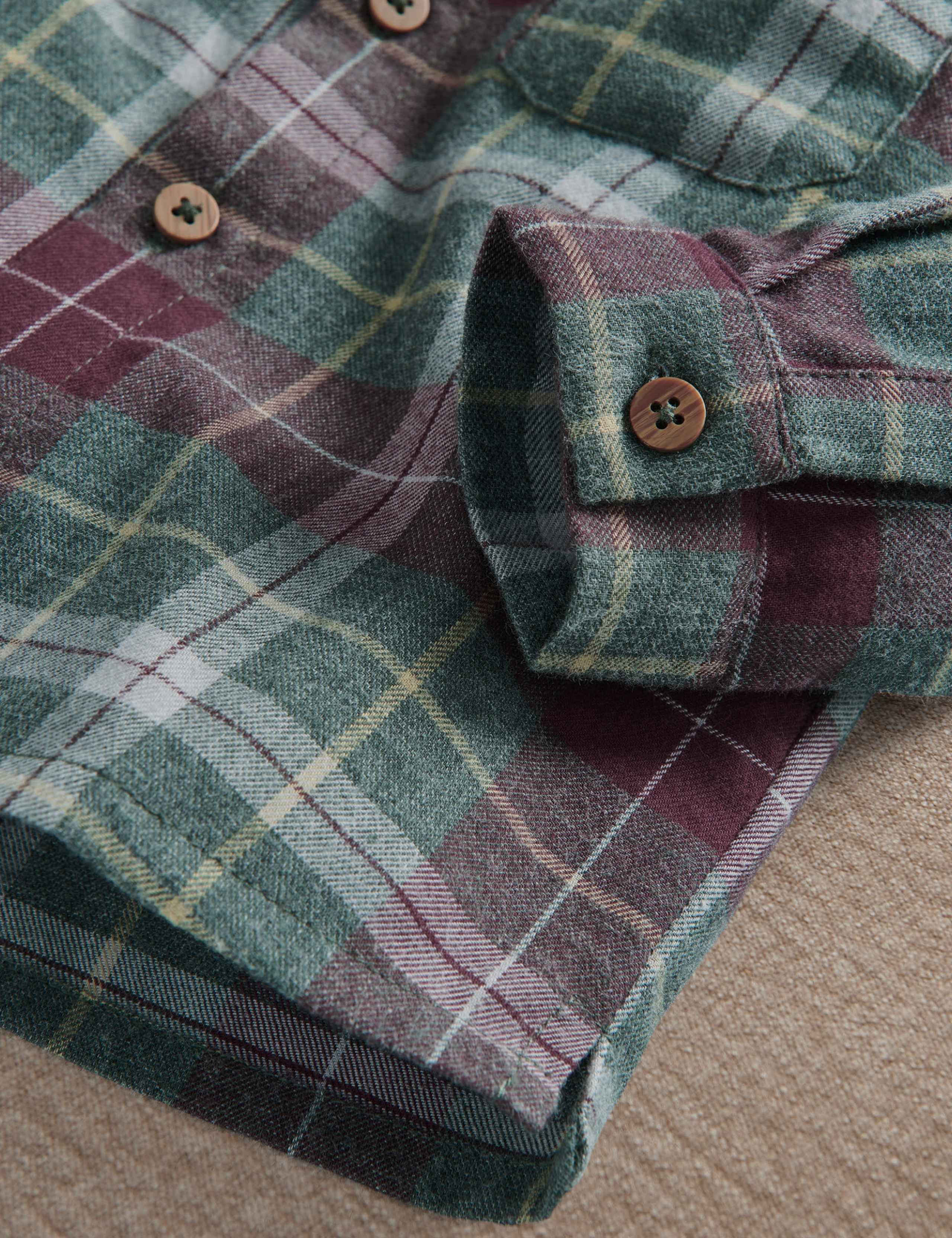 Pure Cotton Checked Shirt 4 of 4
