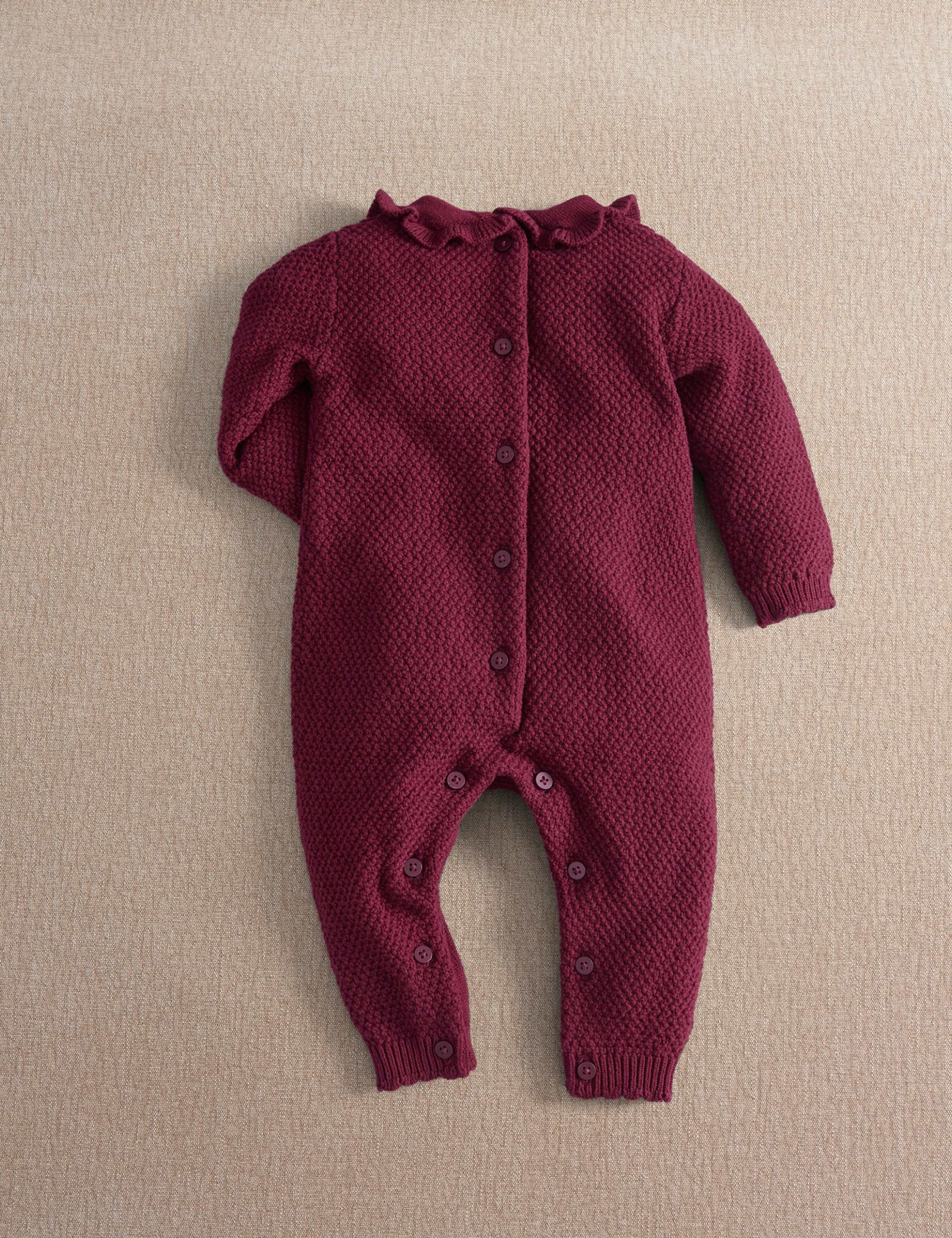 Pure Cotton Flower Embroidered Knitted Romper 3 of 6