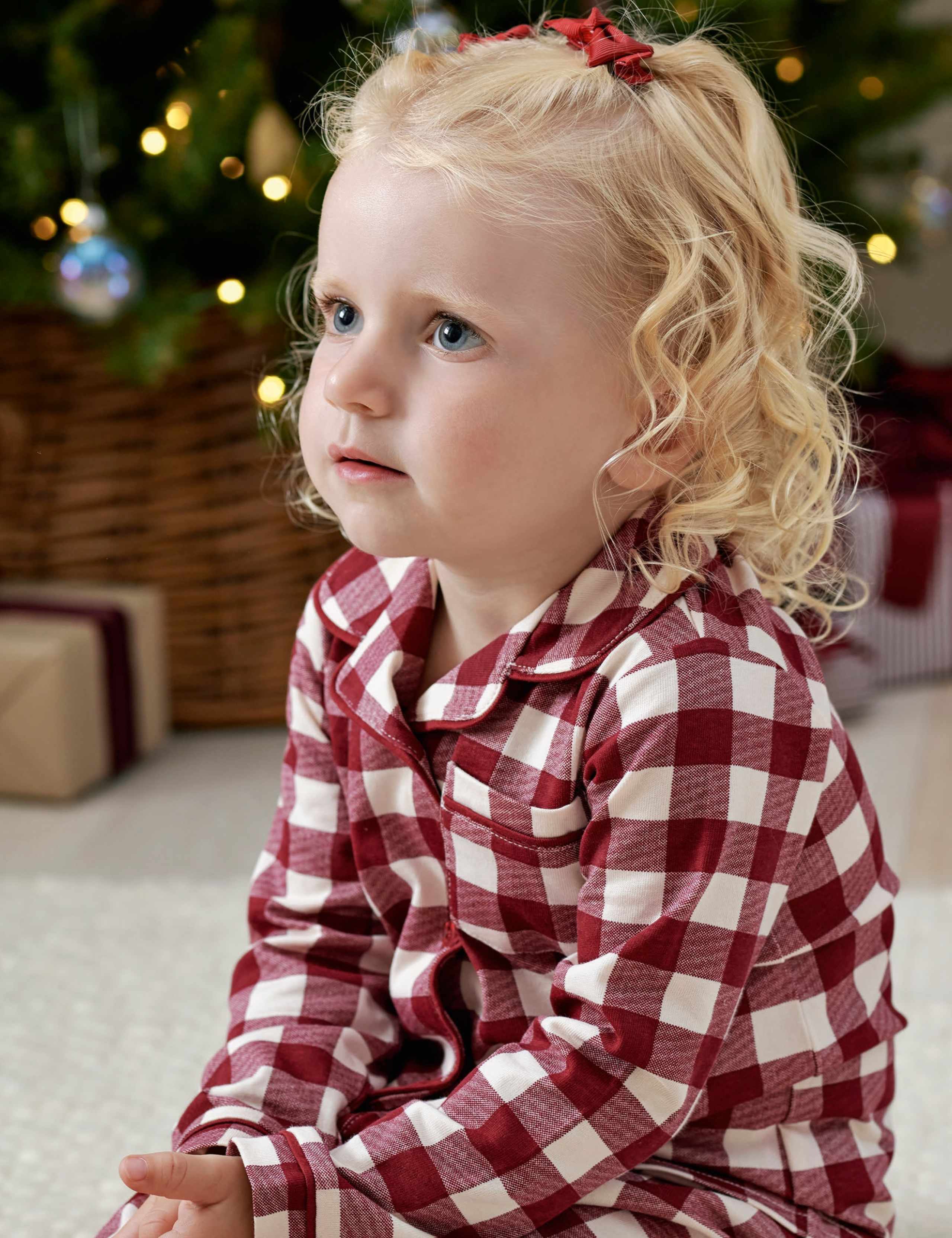 Pure Cotton Gingham Check Pyjama Set (0-3 Yrs) 7 of 9