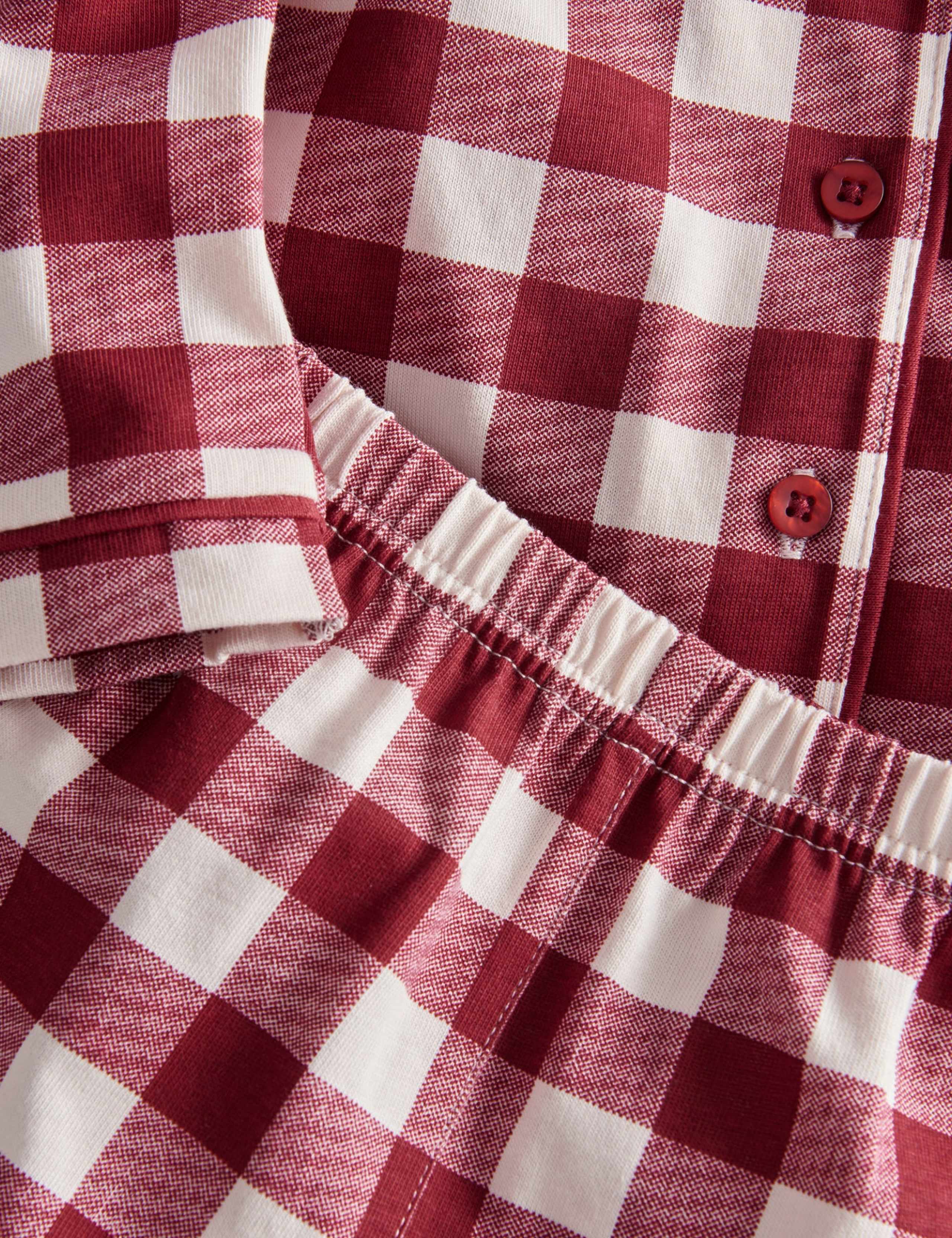 Pure Cotton Gingham Check Pyjama Set (0-3 Yrs) 9 of 9