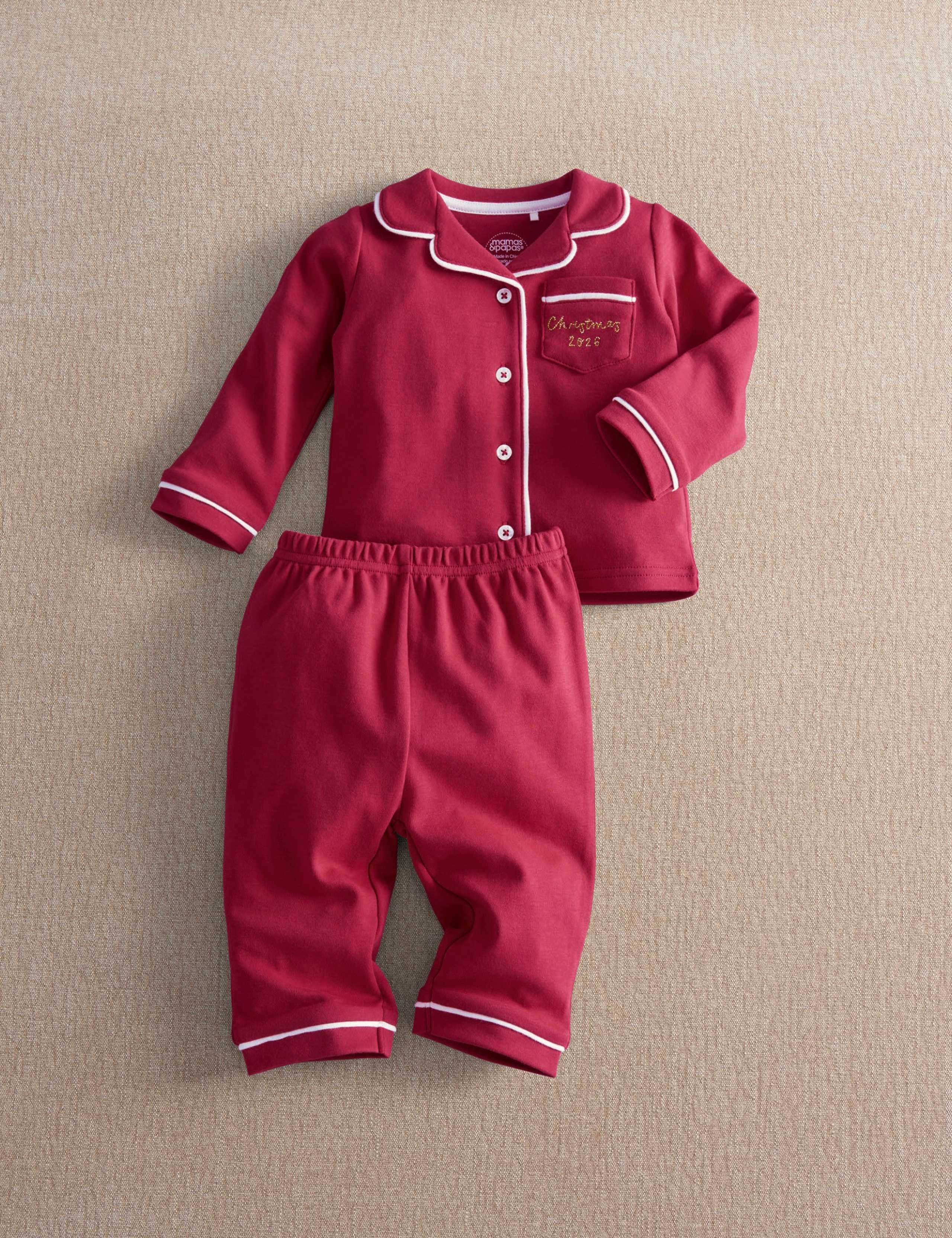 Pure Cotton Christmas Pyjama Set 3 of 7
