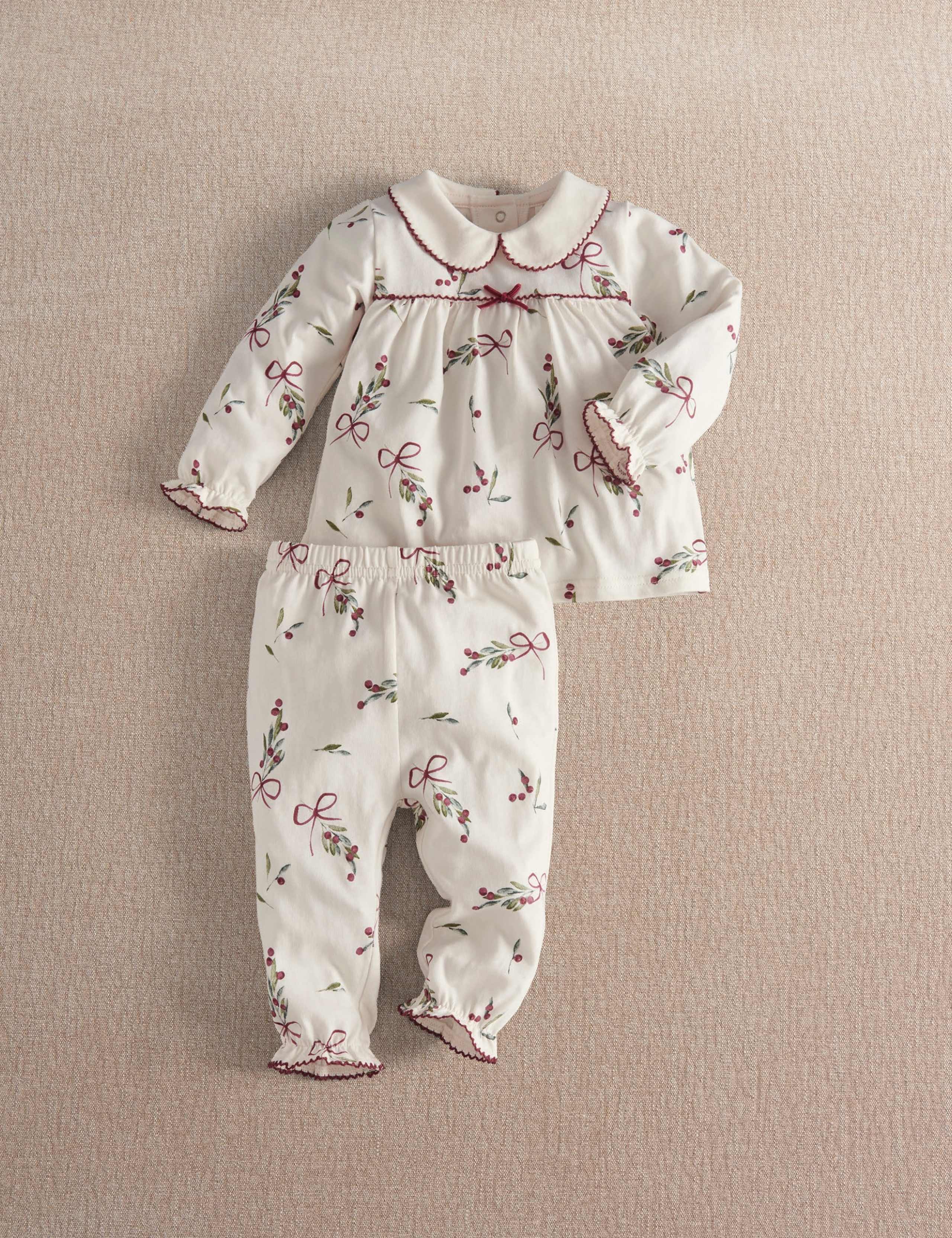 Pure Cotton Christmas Pyjama Set 3 of 9