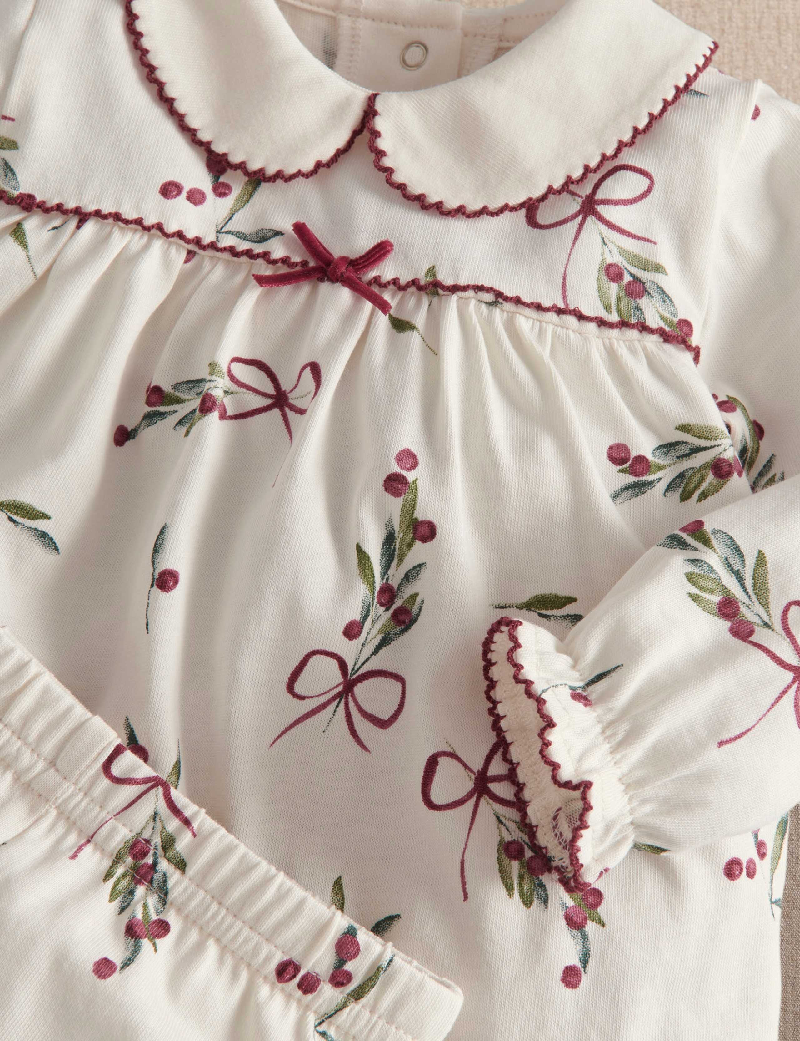 Pure Cotton Christmas Pyjama Set 8 of 9