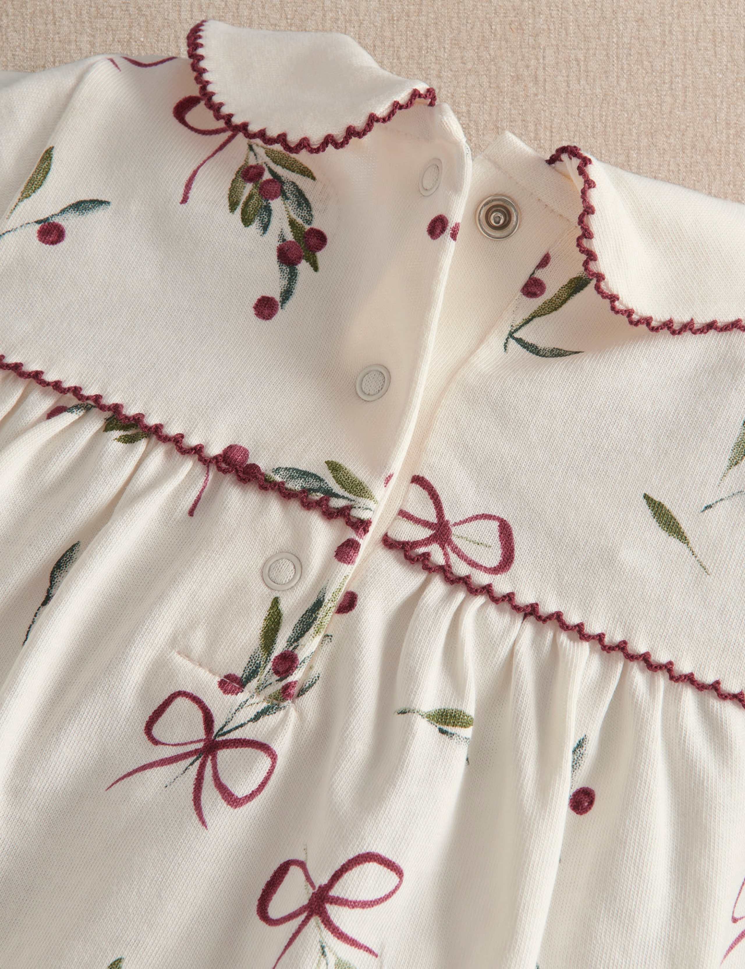 Pure Cotton Christmas Pyjama Set 9 of 9