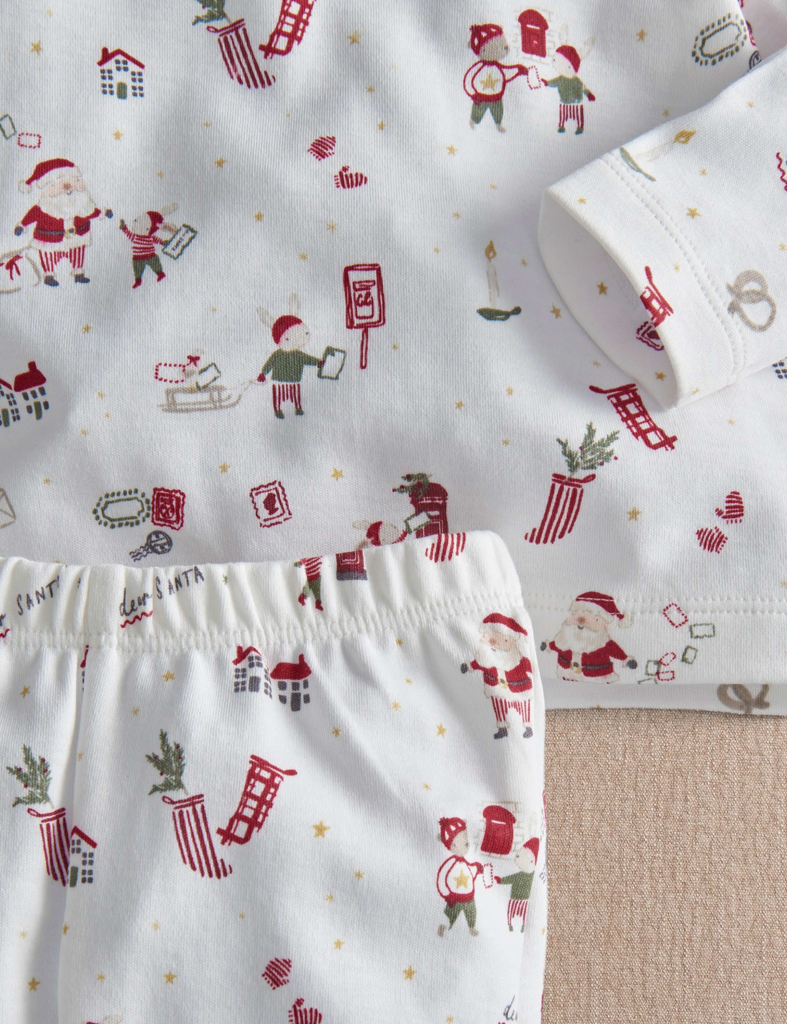 Pure Cotton Christmas Pyjama Set 9 of 9
