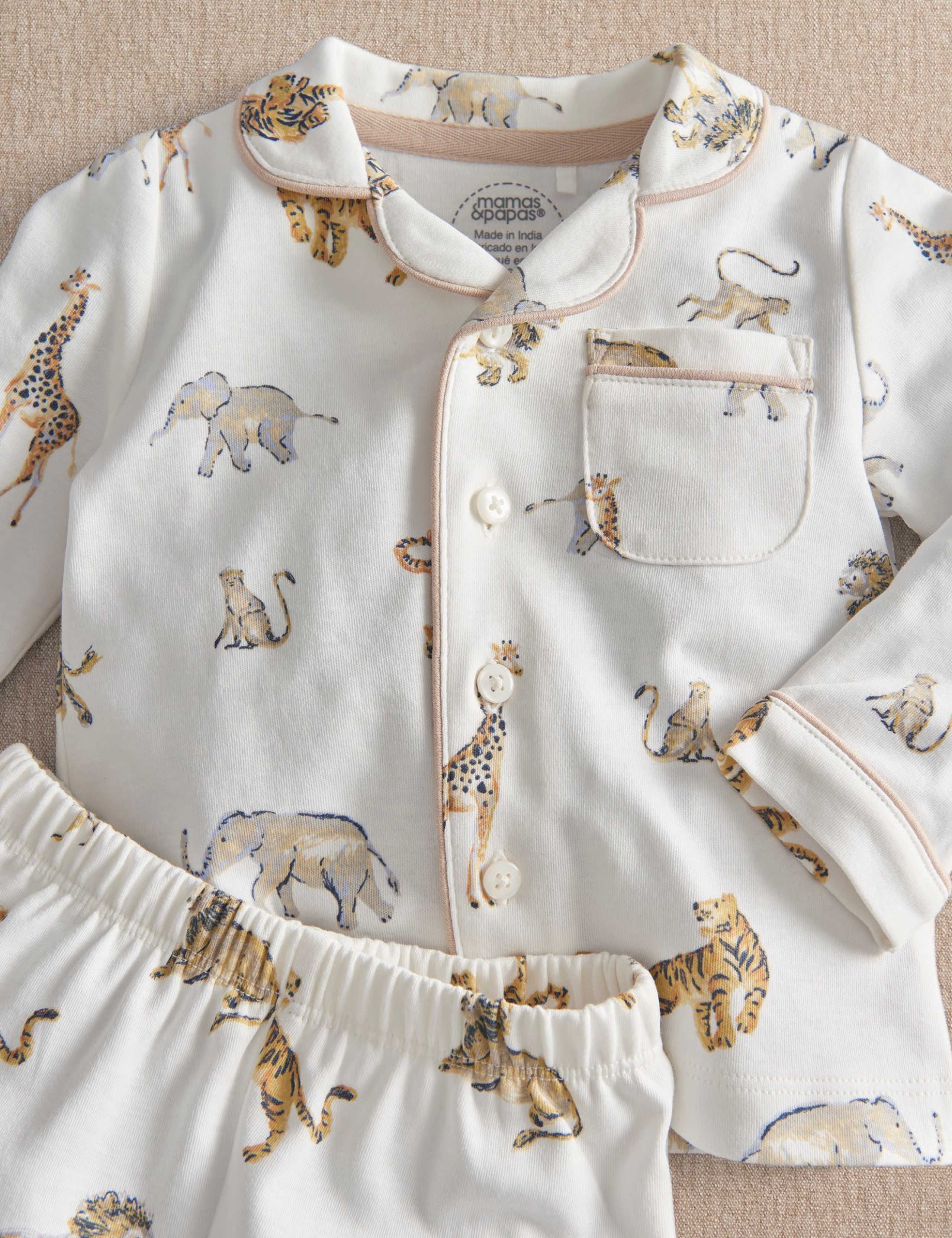 Pure Cotton Animals Pyjama Set 3 of 4