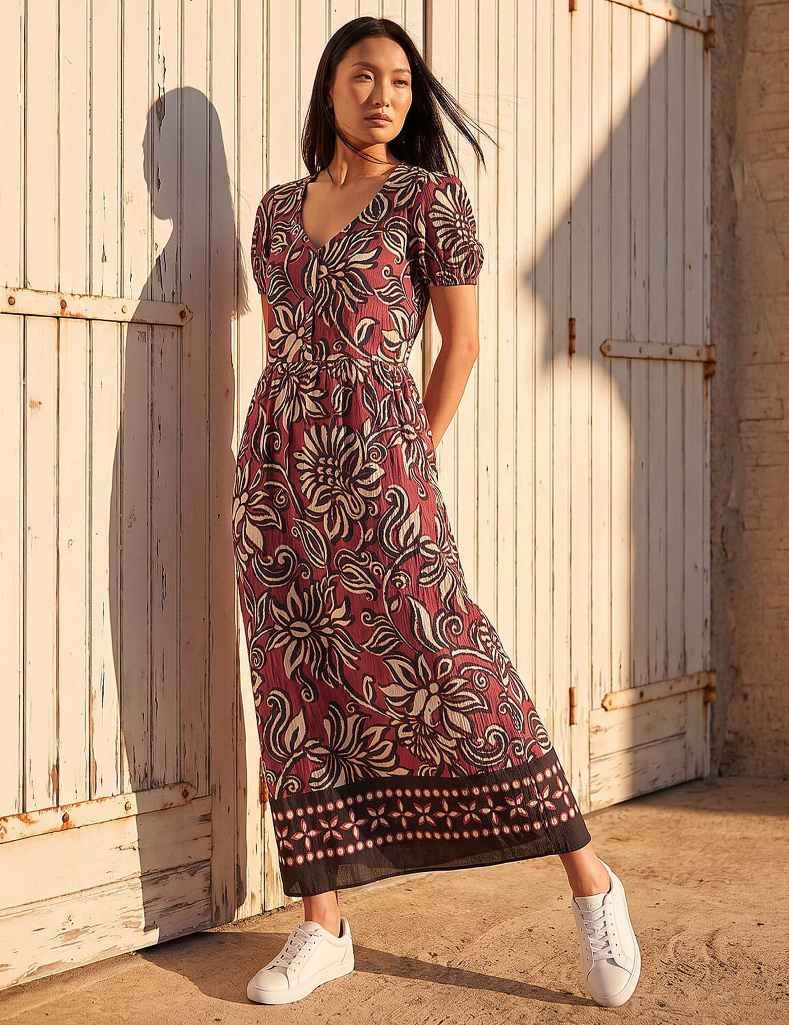 Border Print Dress 2 of 4