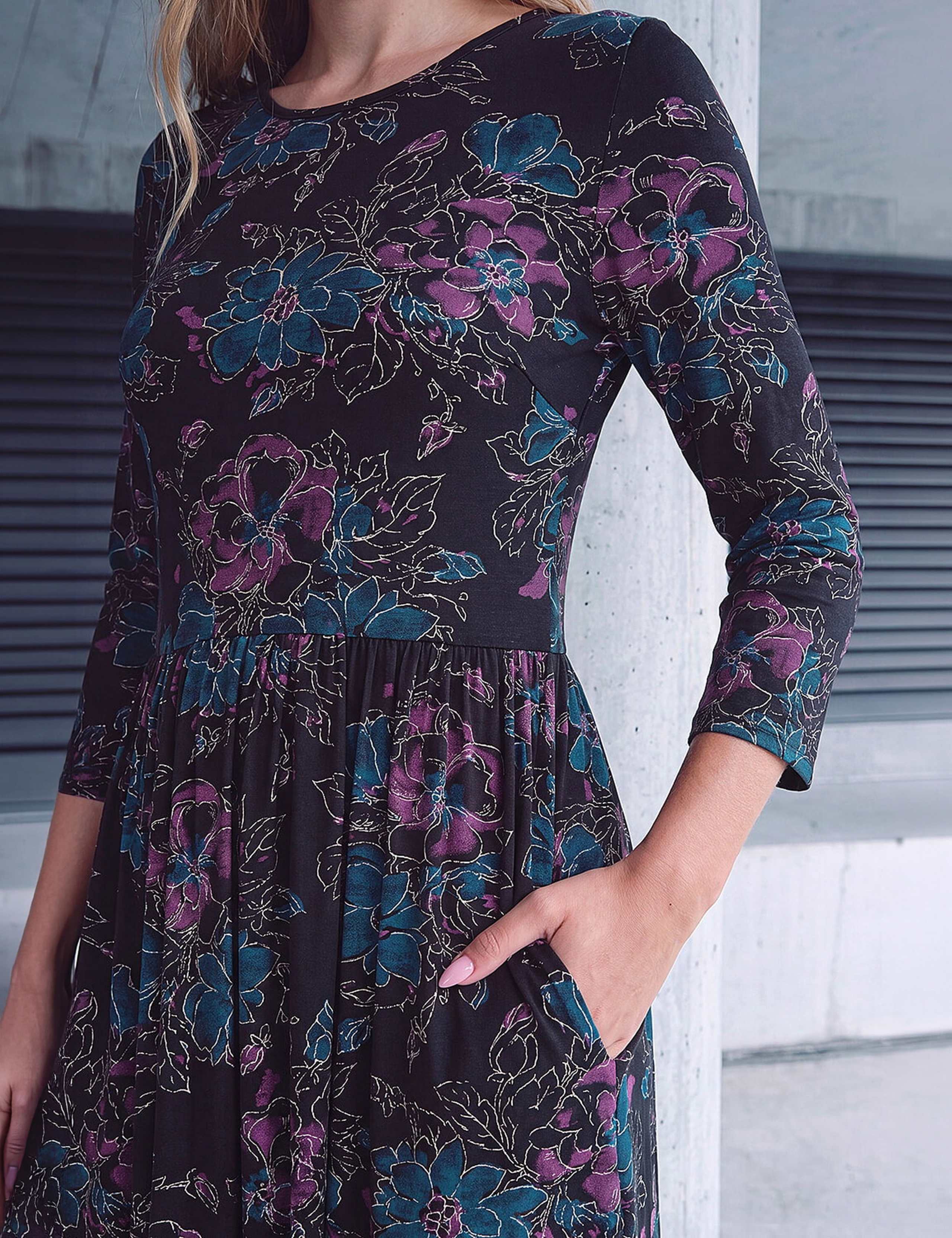 Stretch Waist Midi Dress 4 of 4