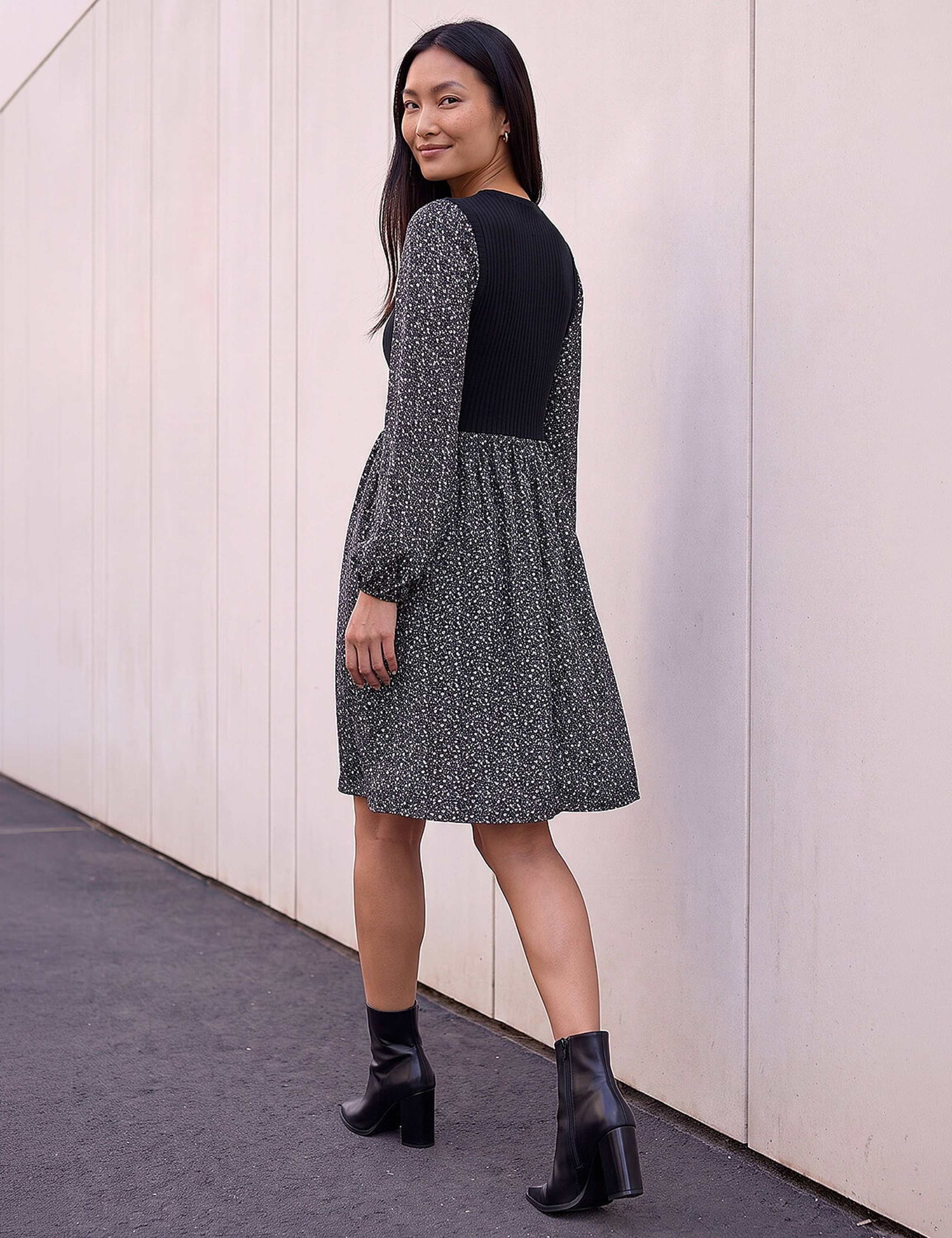 Floral Fit and Flare Dress 3 of 4