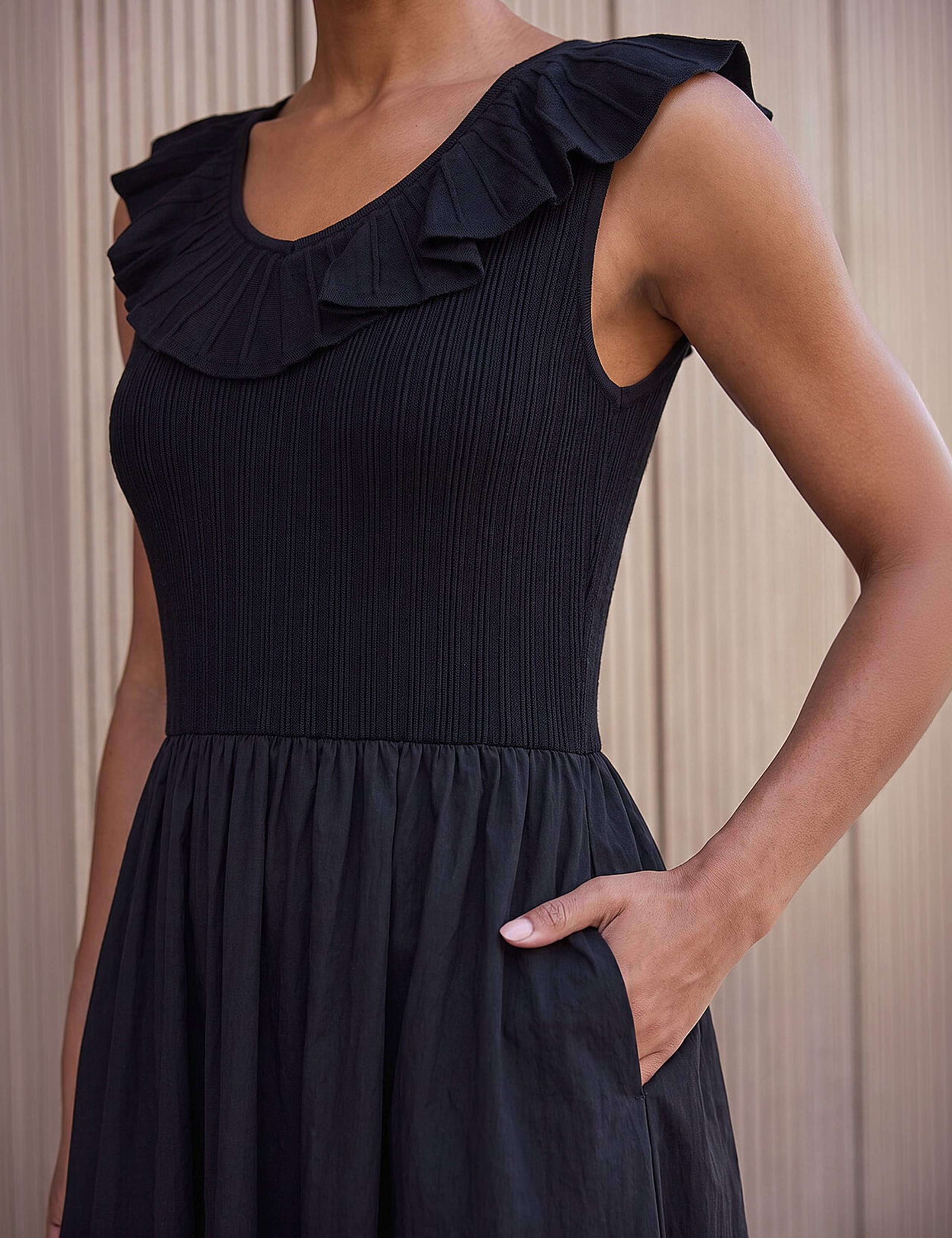 Frill Detail Midi Dress 4 of 4
