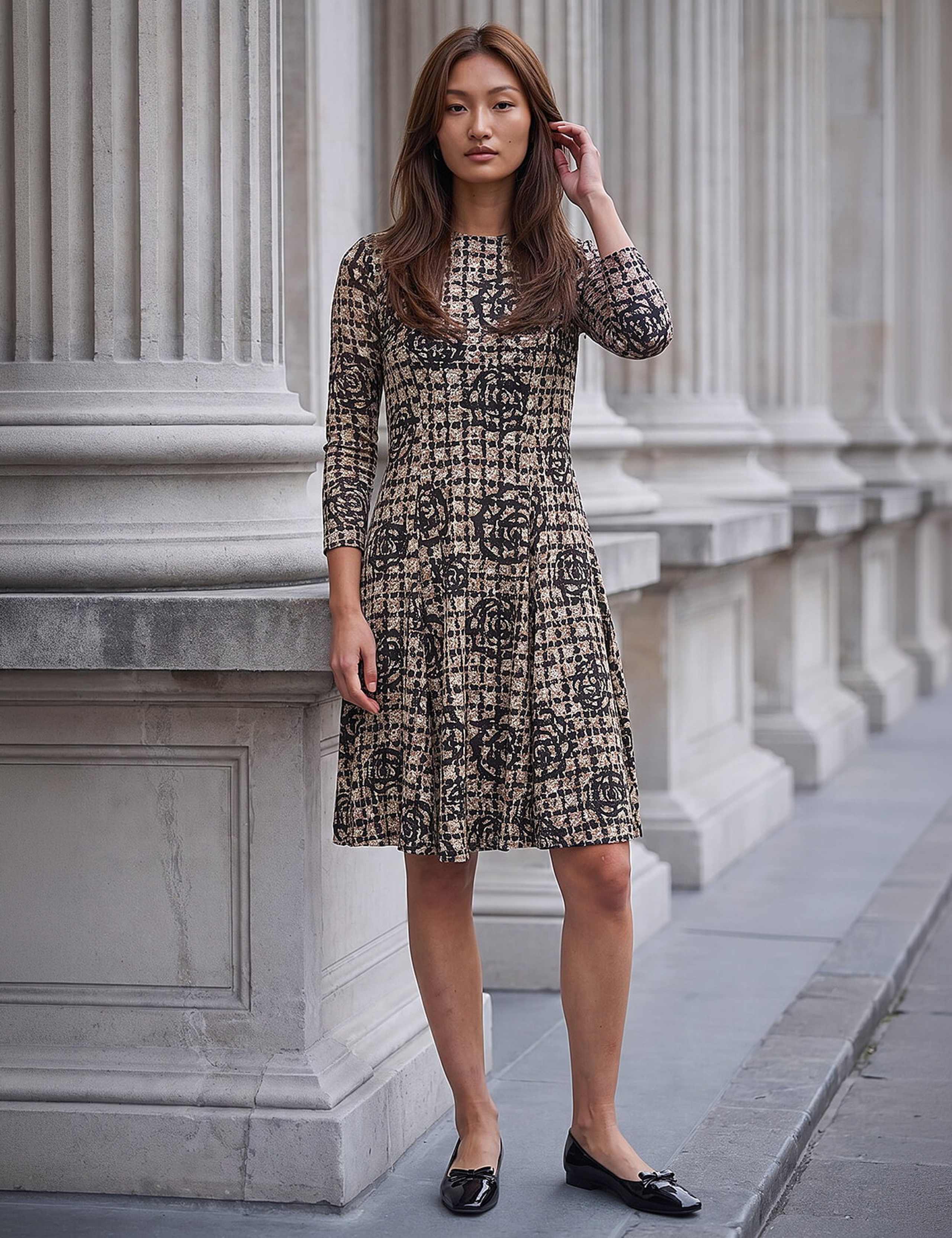 Rose Burnout Lace Dress 2 of 4