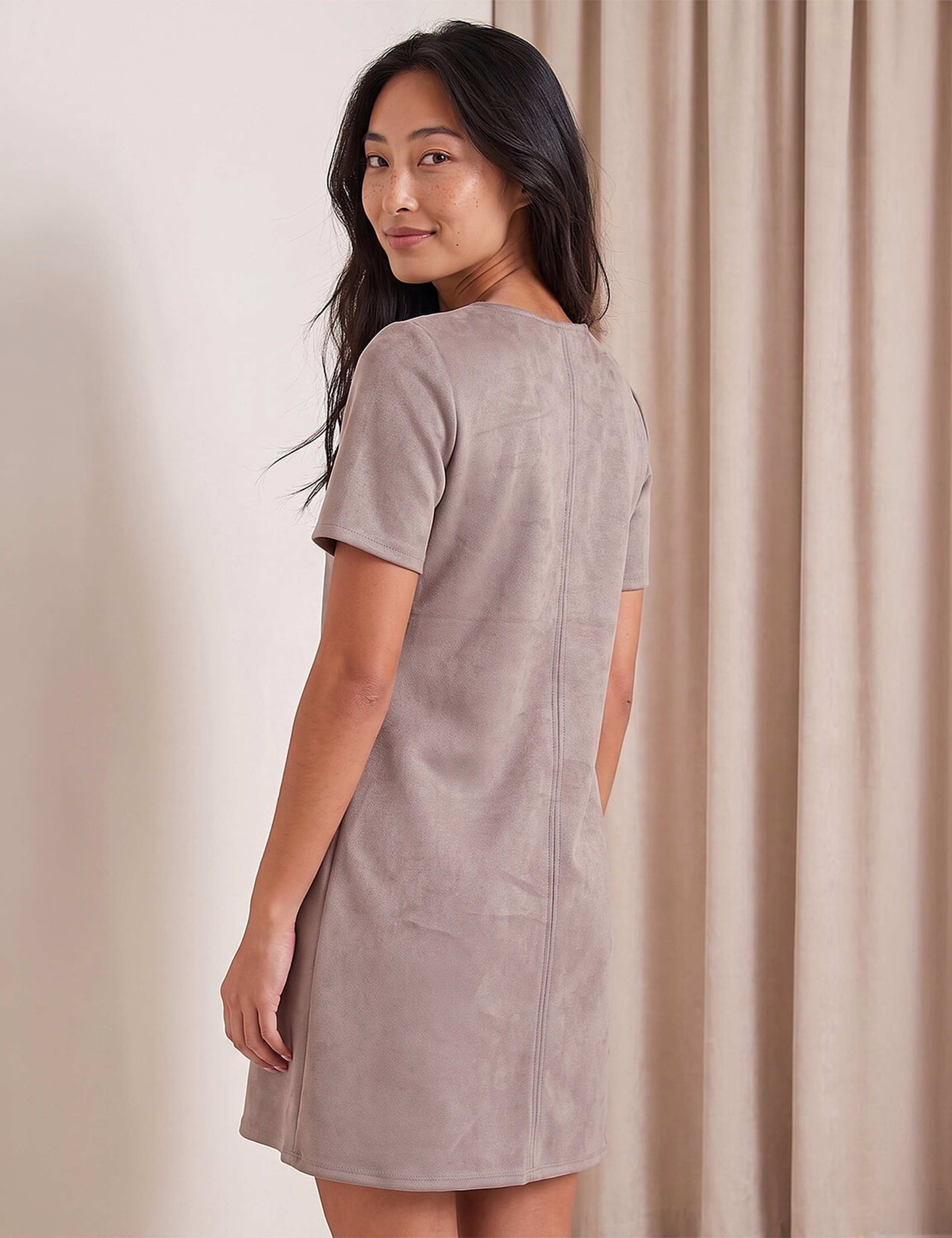 Petite Knee Length Shift Dress 2 of 4