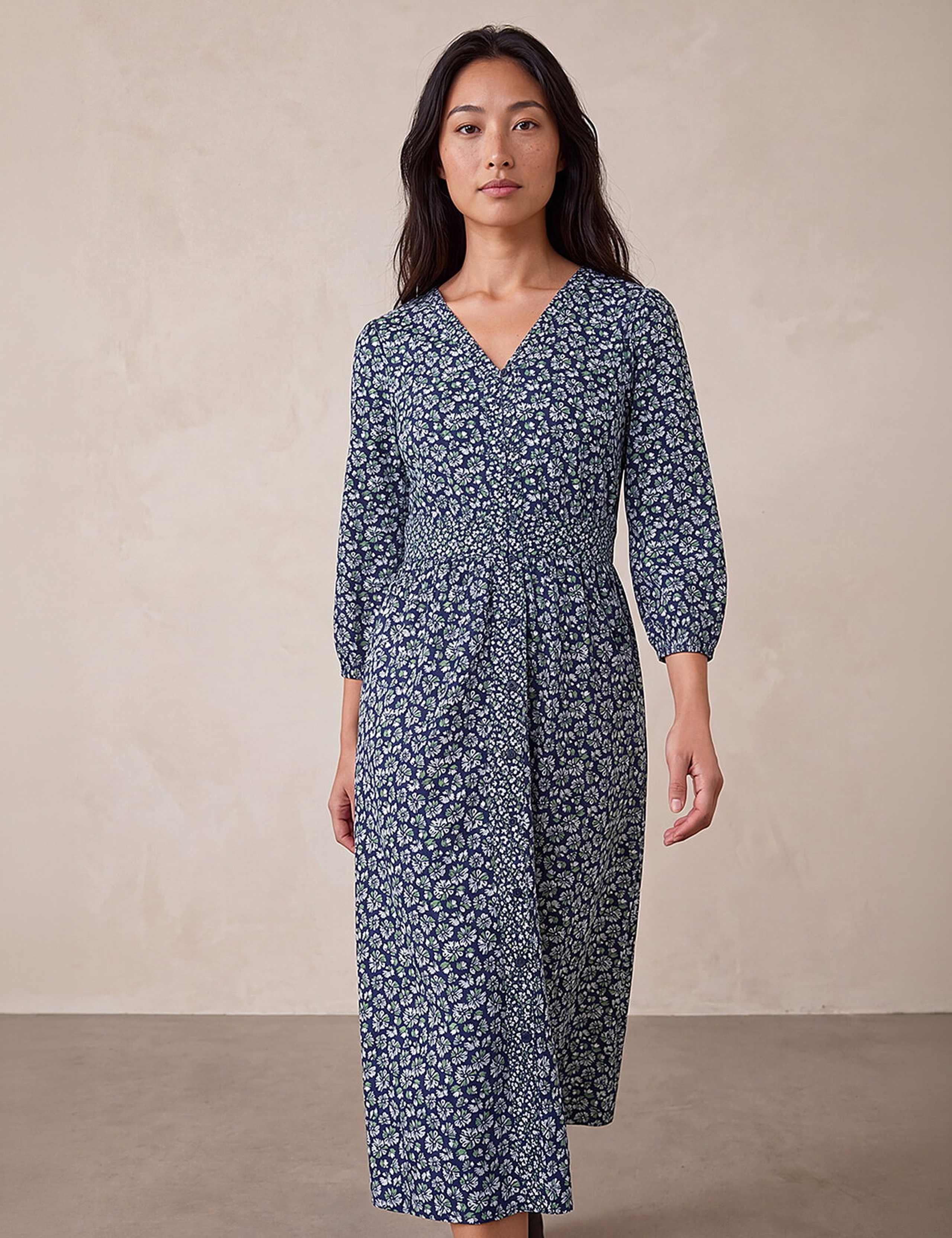 Petite Floral Print Midi Dress 2 of 4