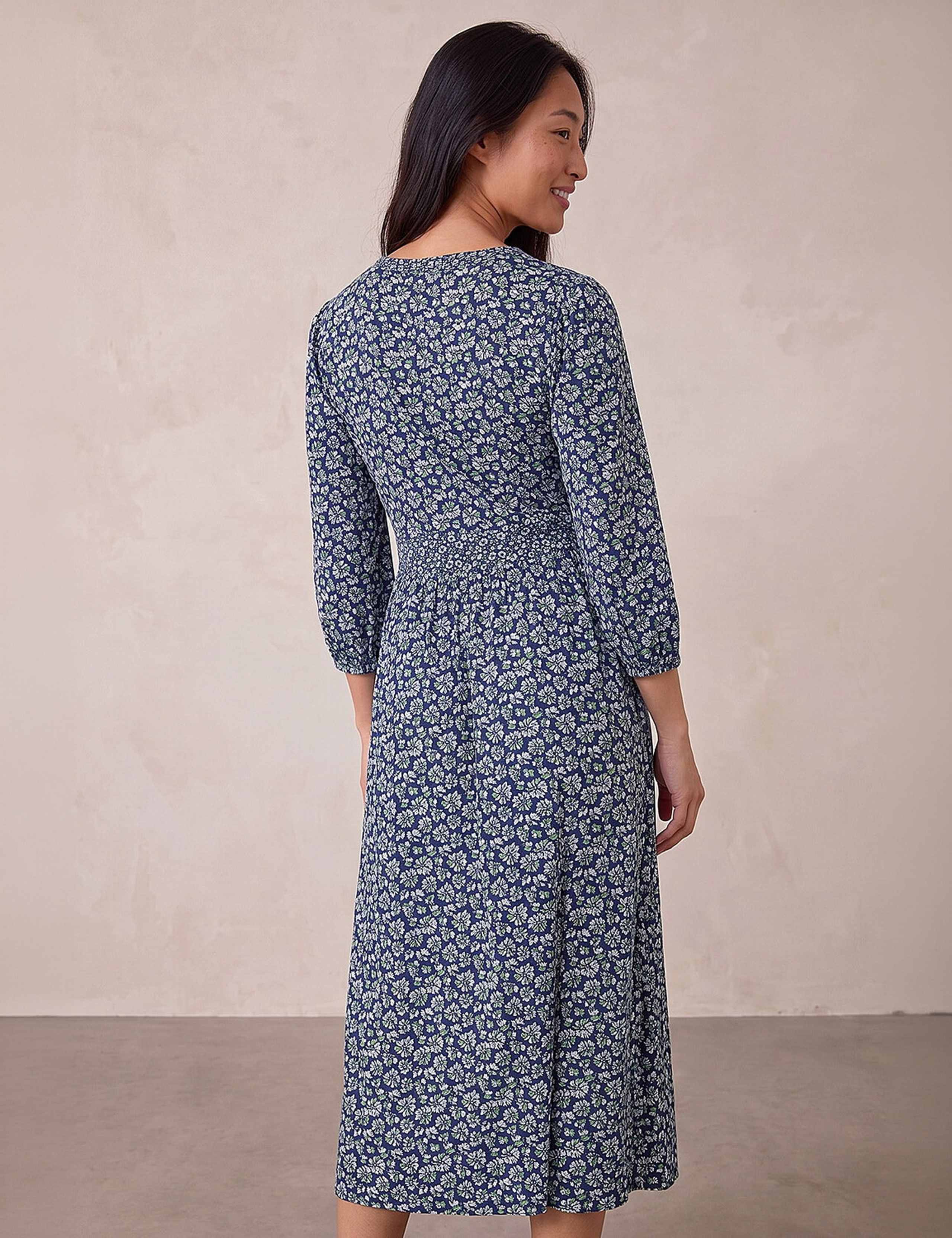Petite Floral Print Midi Dress 3 of 4