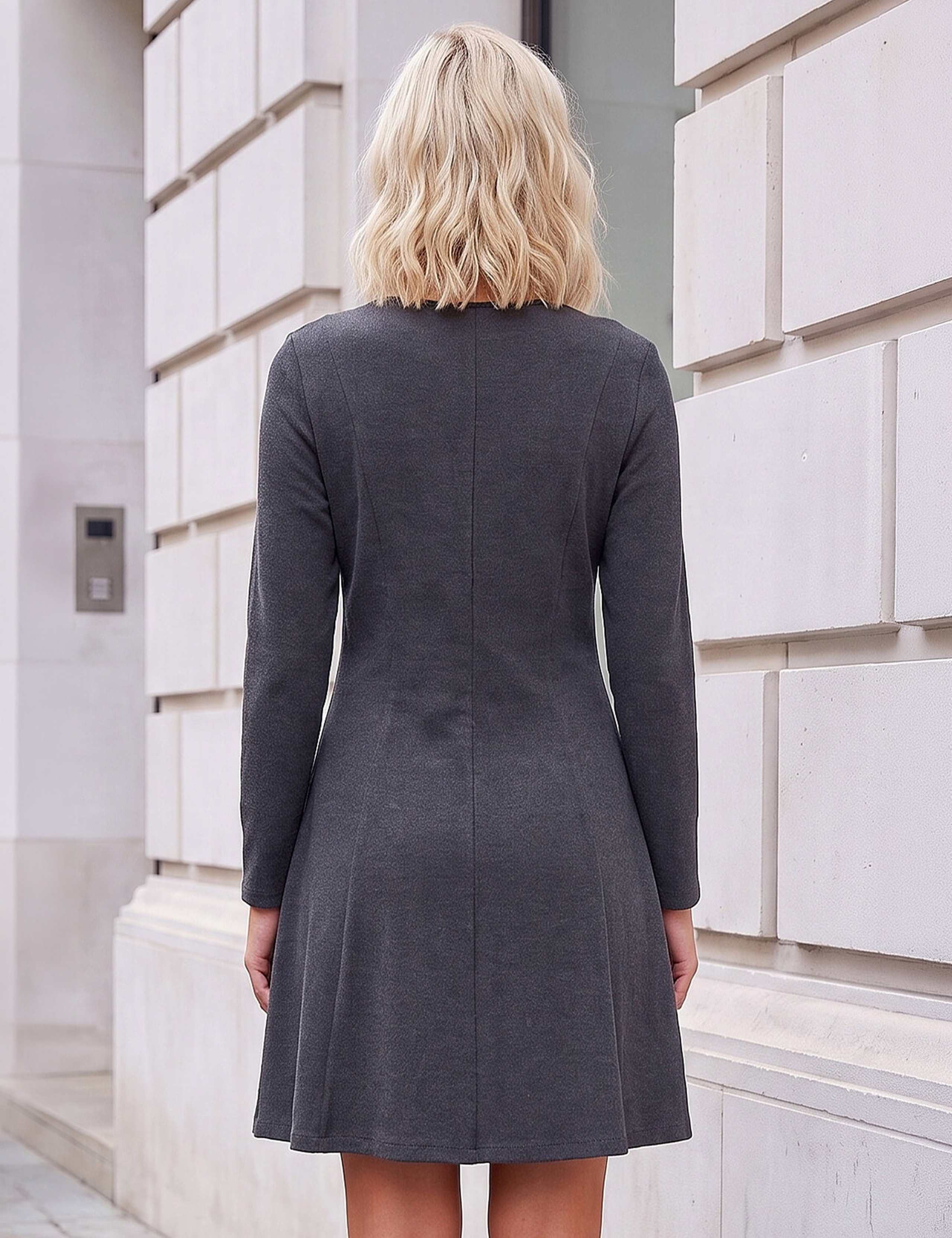 Petite Seam Detail Midi Dress 3 of 4