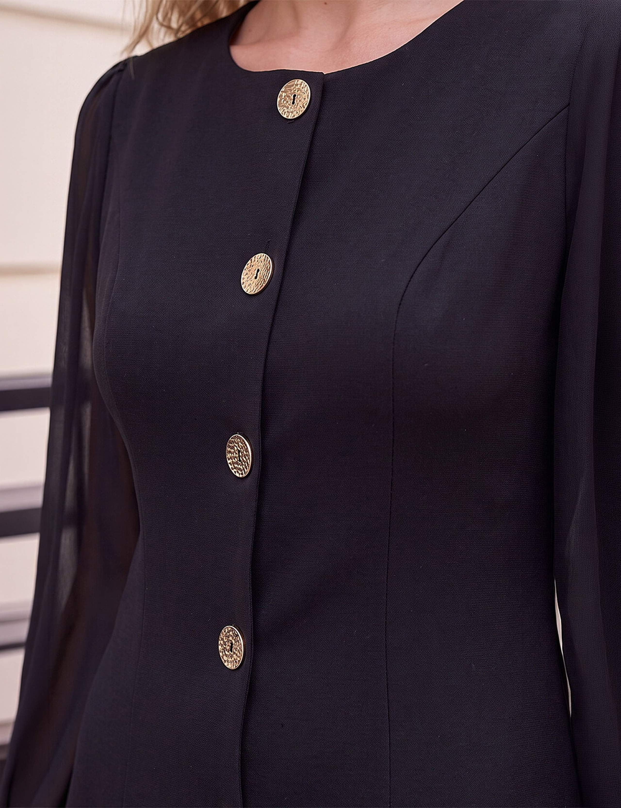 Petite Button Through Midi Dress 3 of 4
