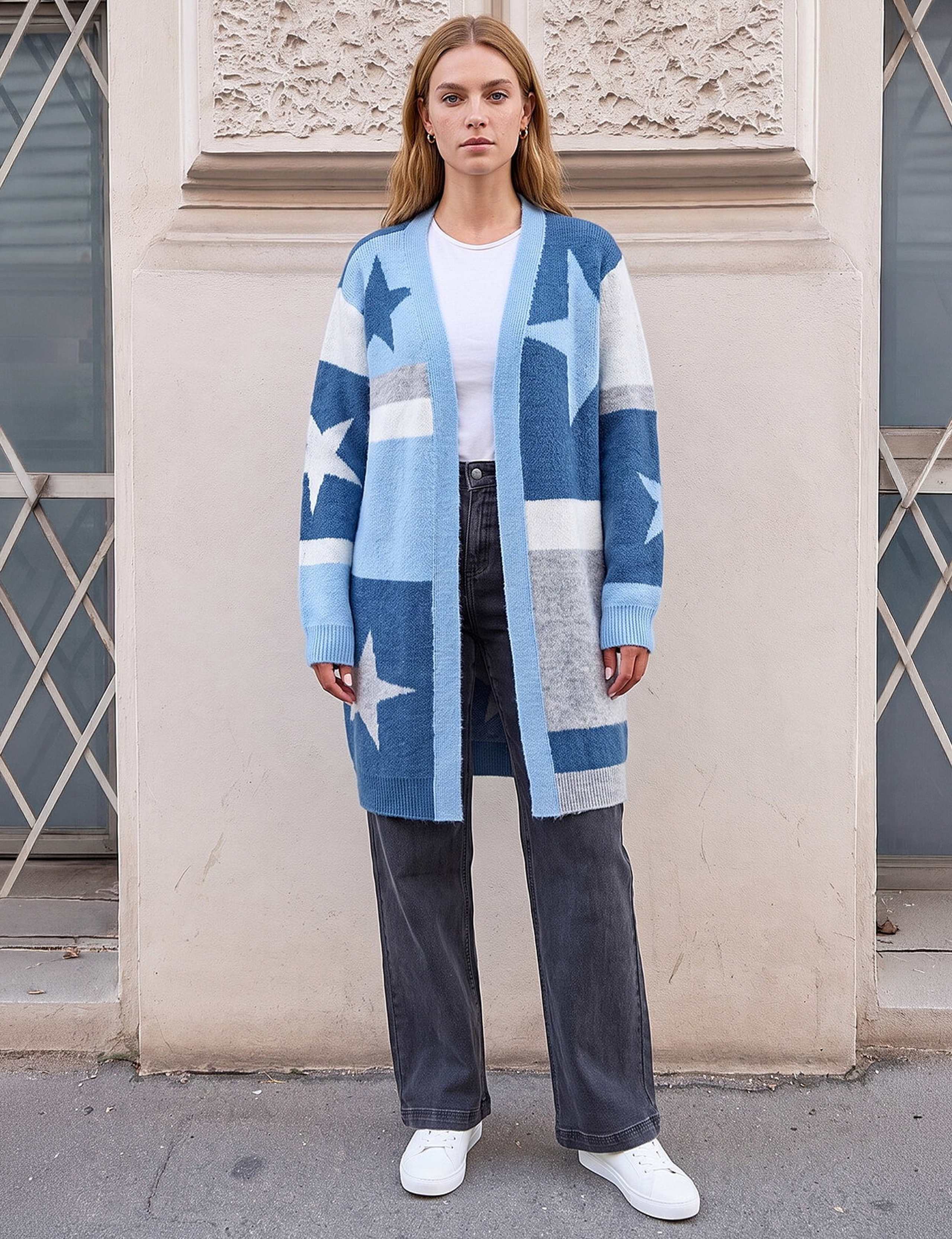 Colour Block Star Cardigan 2 of 4