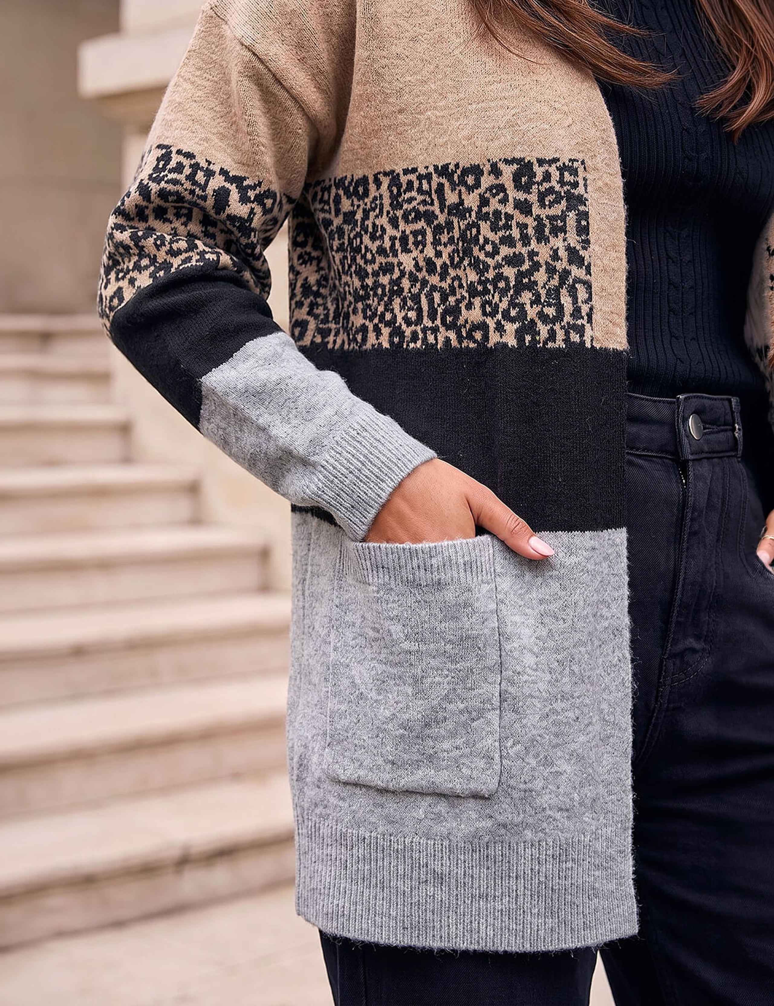 Animal Print Cardigan 4 of 4