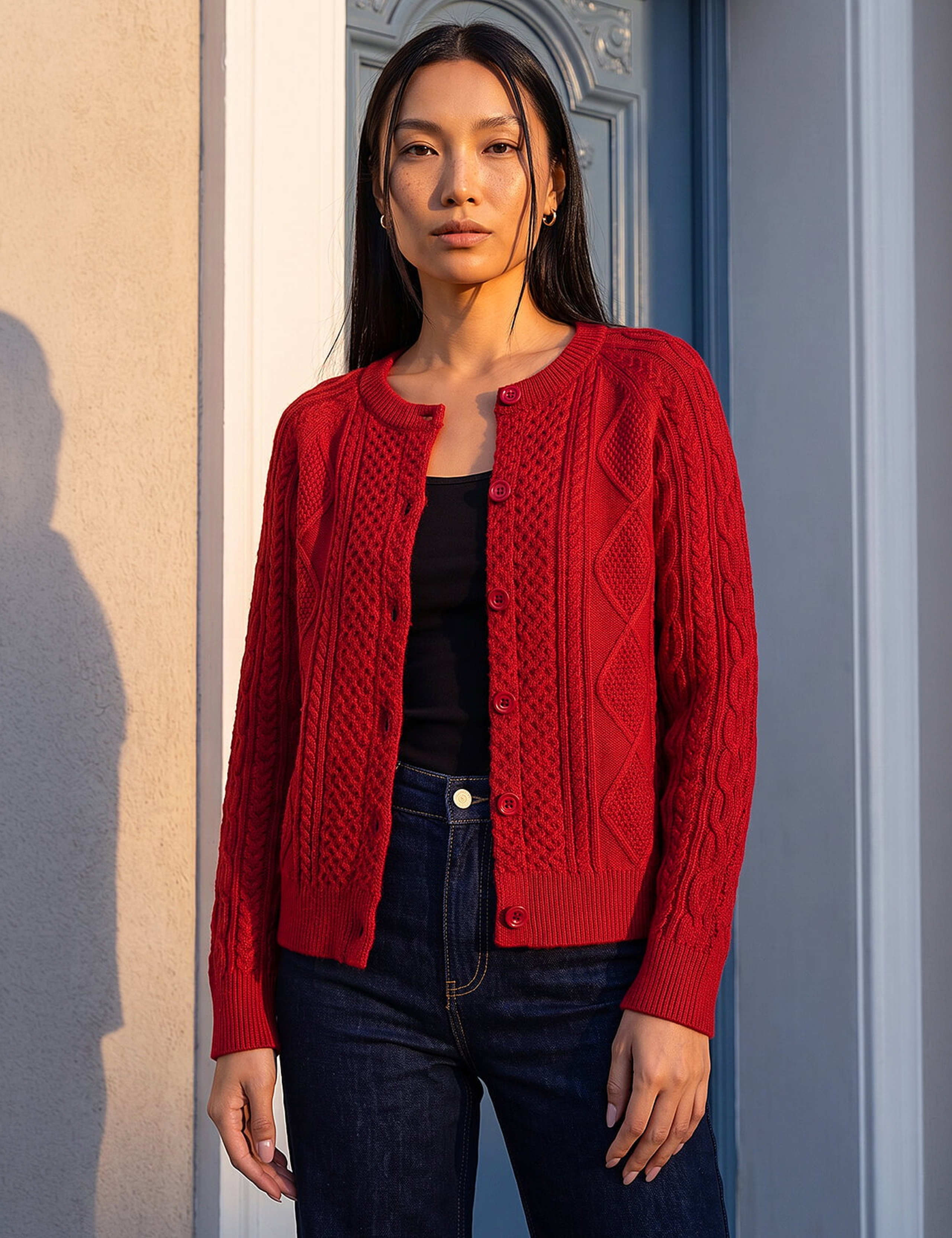 Cable Knit Cardigan 3 of 4