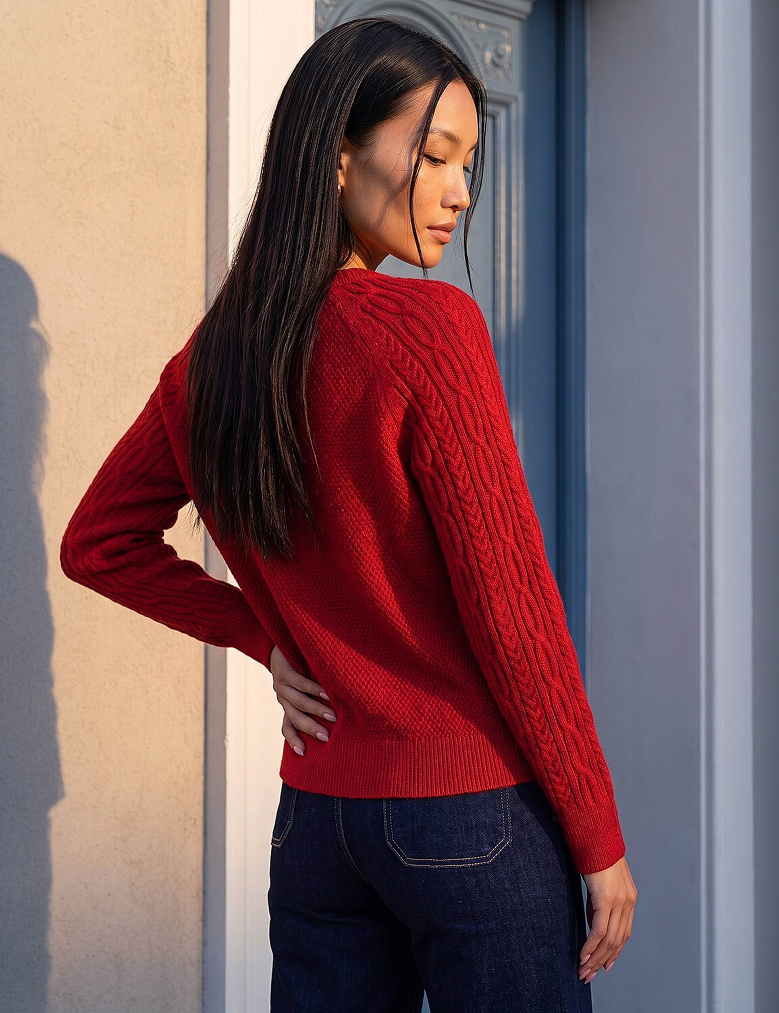 Cable Knit Cardigan 4 of 4