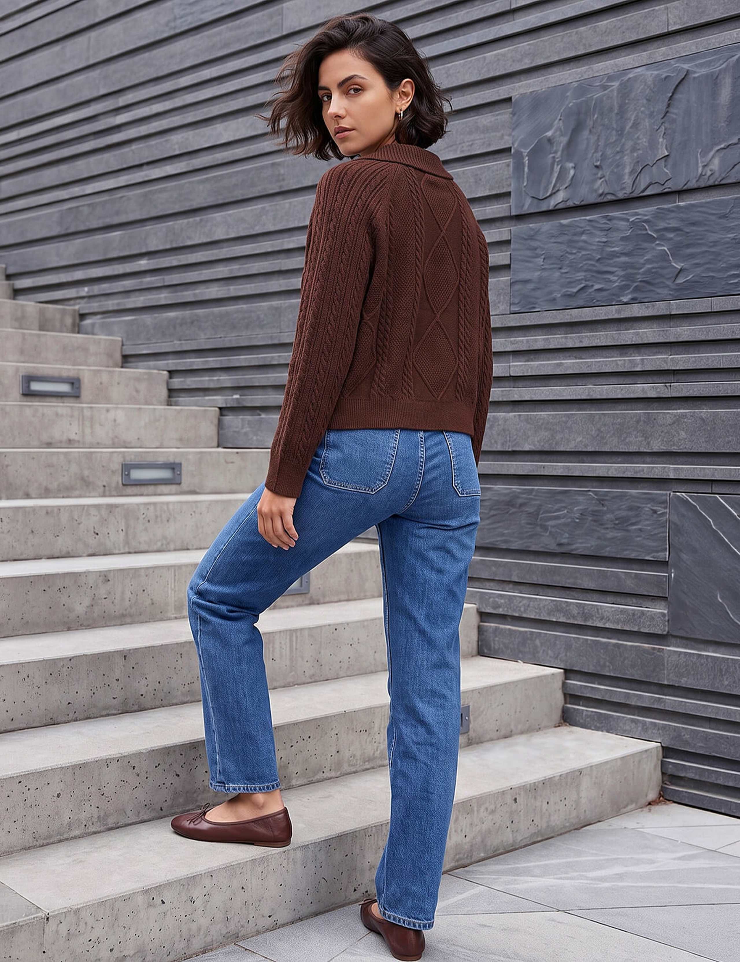 Chunky Cable Knit Cardigan 4 of 4
