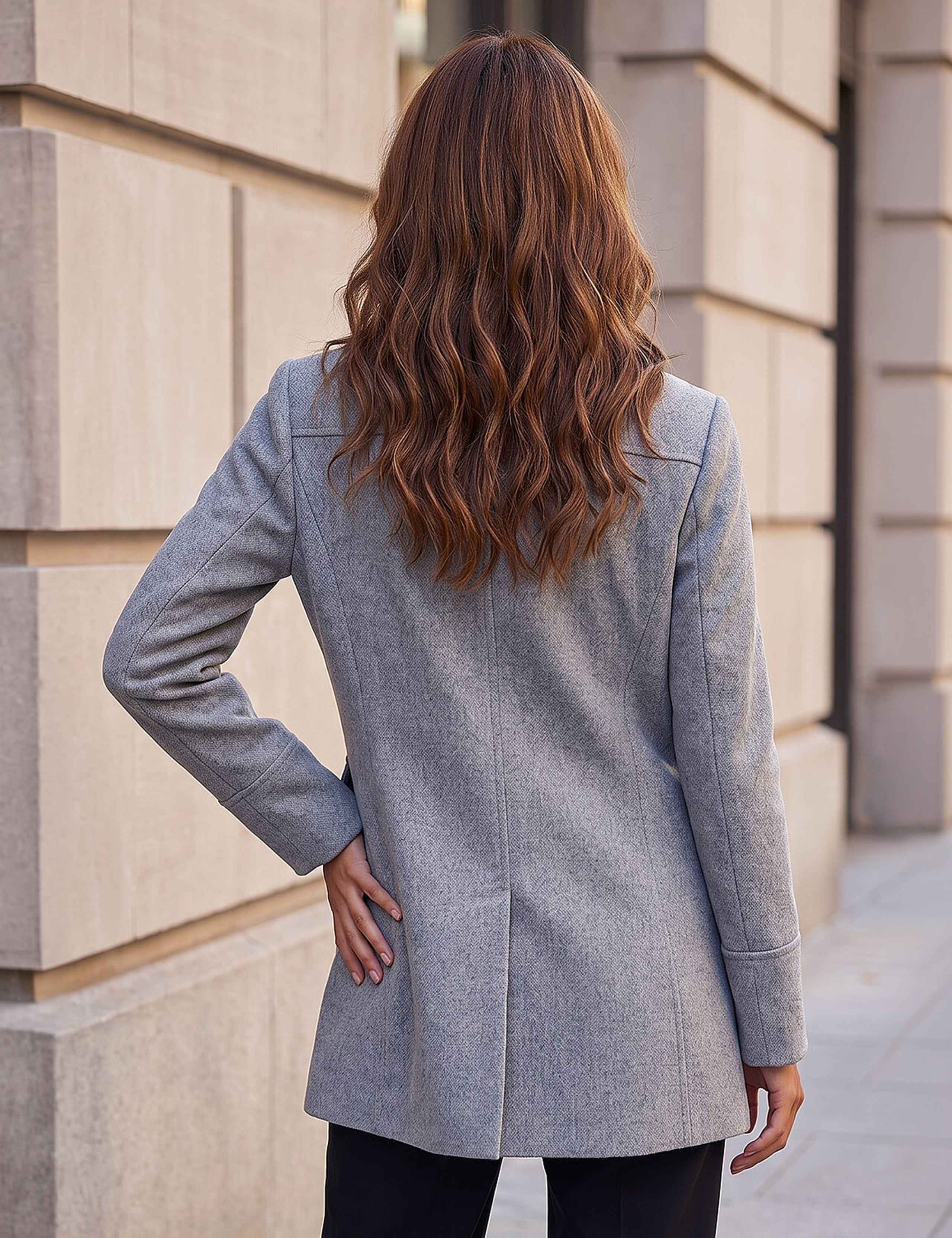 Double Breasted Longline Coat 4 of 4