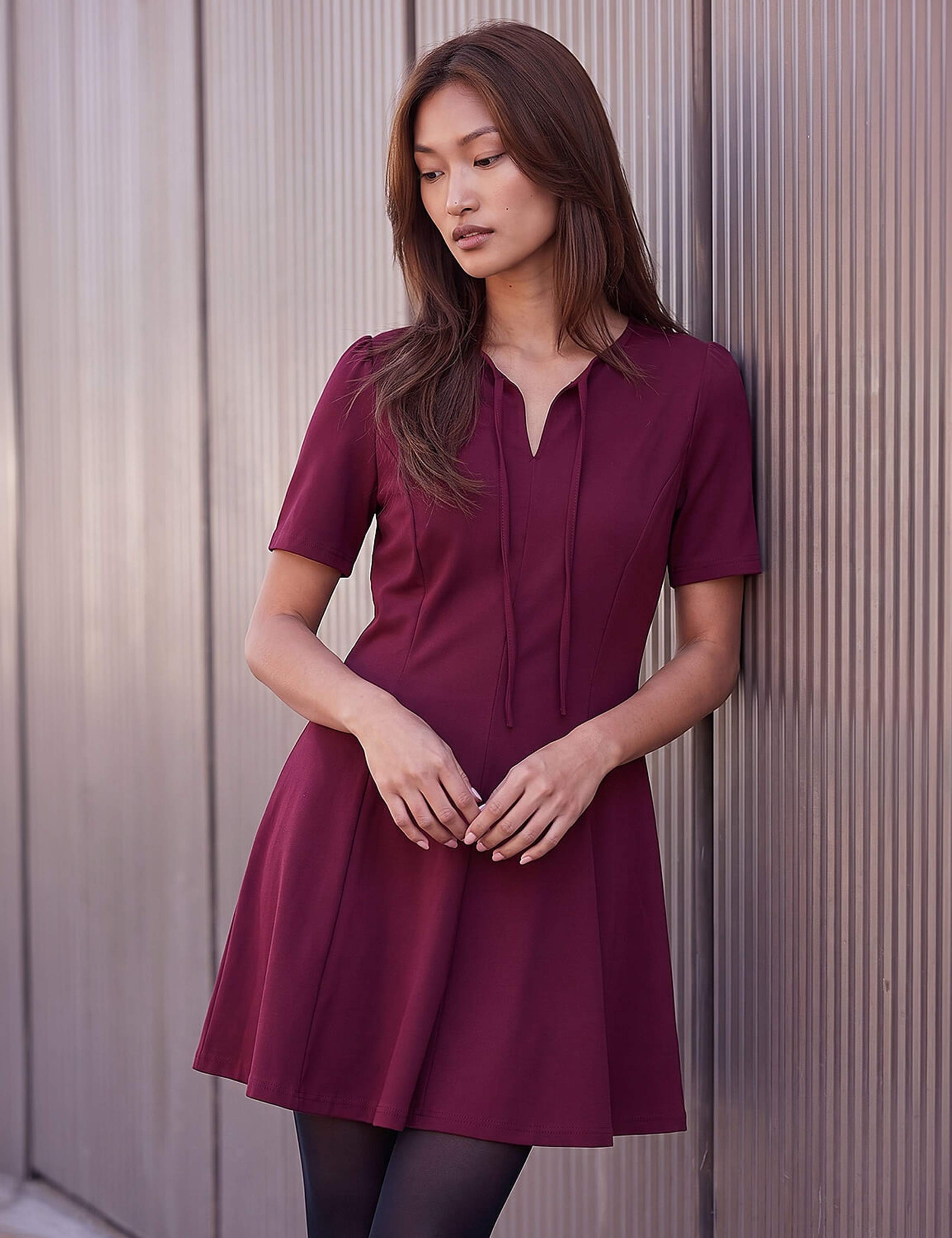 Bow Detail Mini Dress 2 of 4