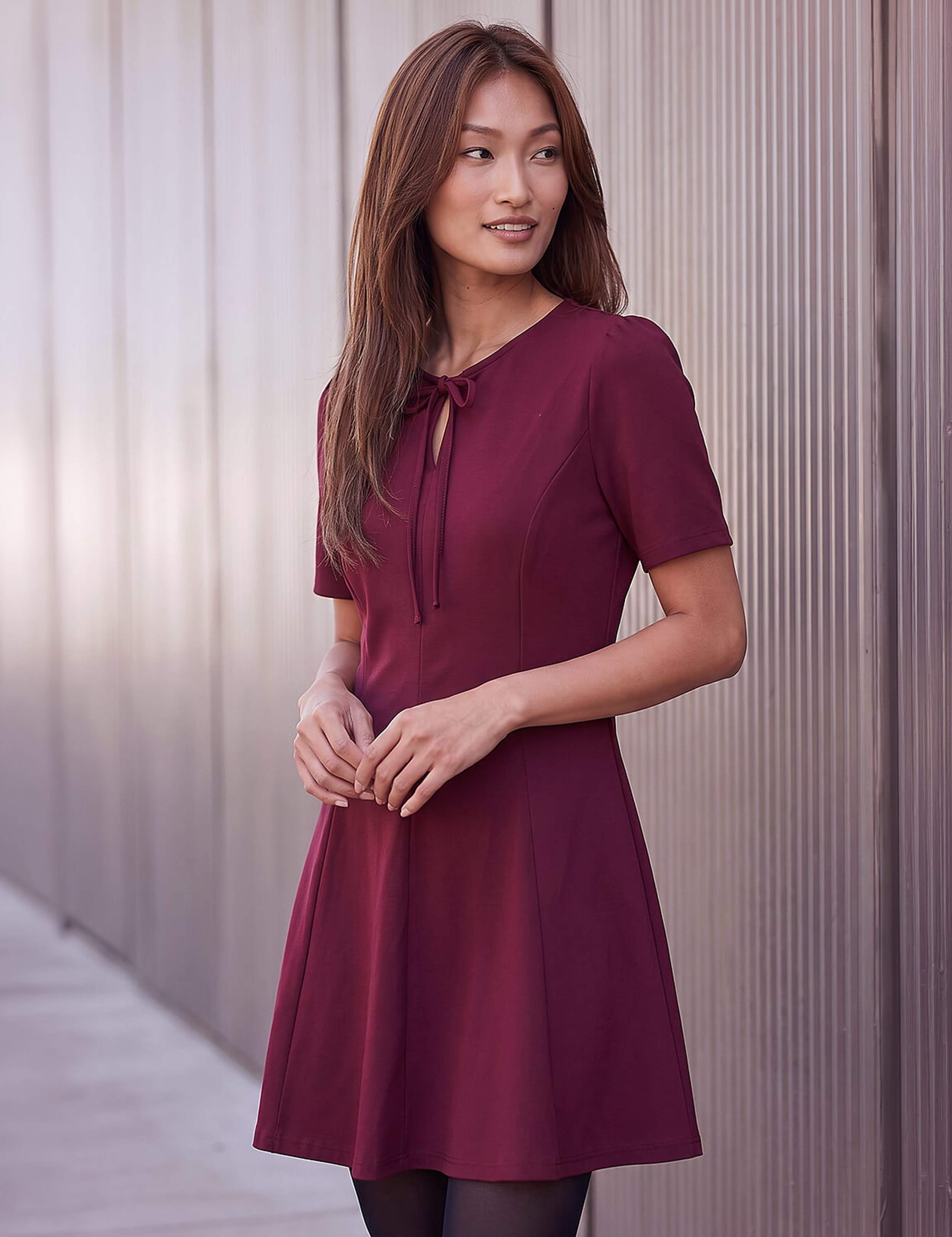 Bow Detail Mini Dress 3 of 4