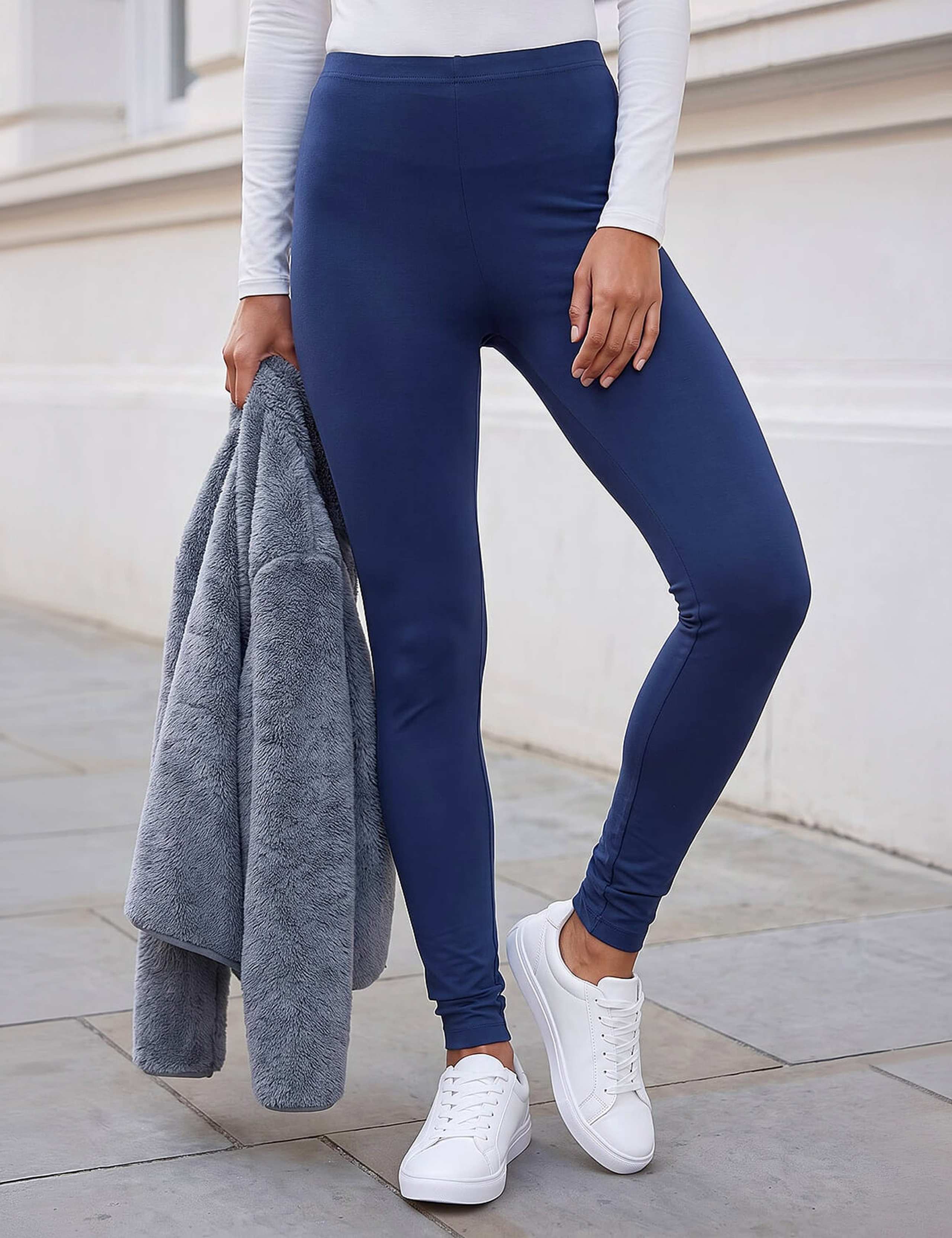 Plain Stretch Leggings 1 of 4