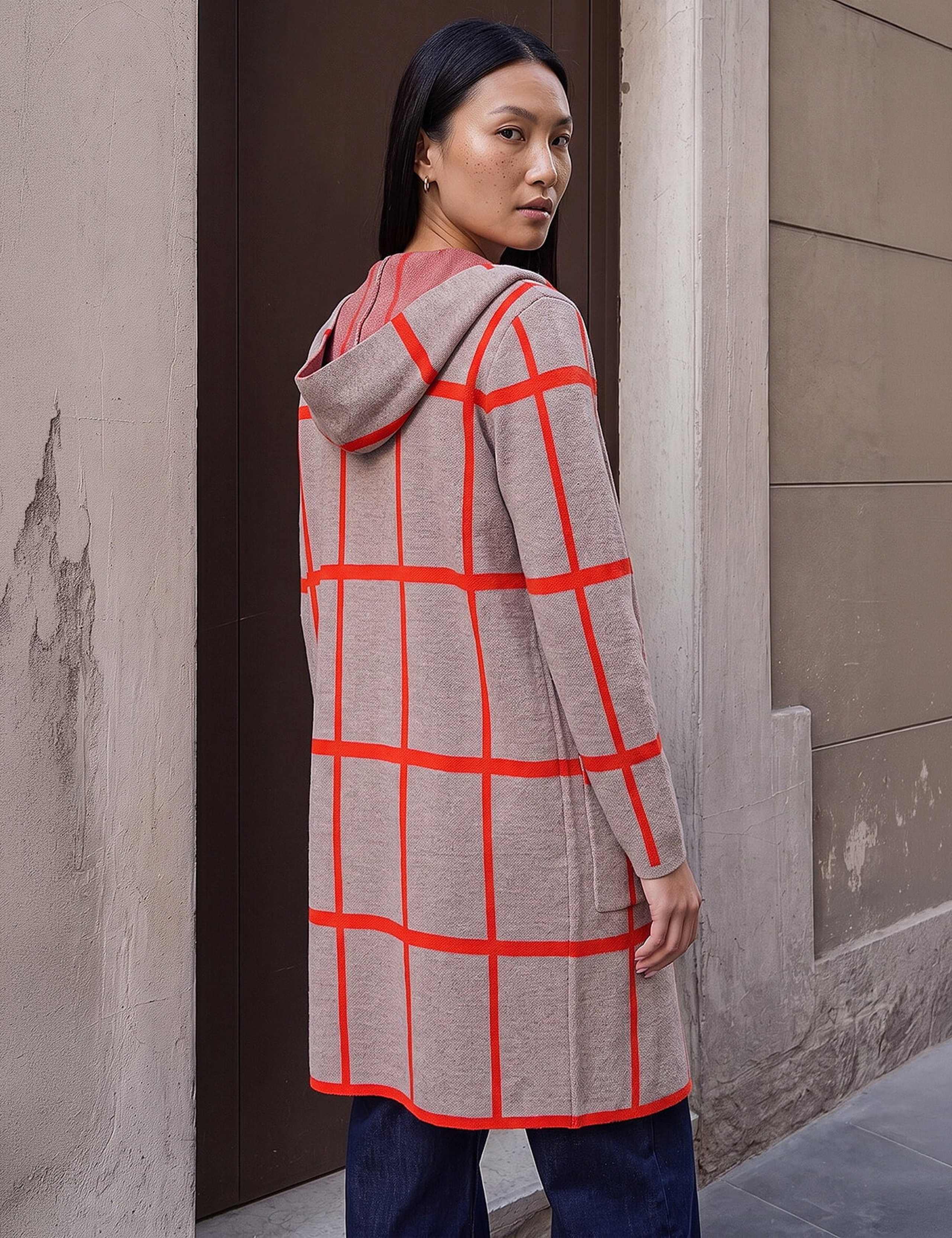 Contrast Longline Cardigan 3 of 4