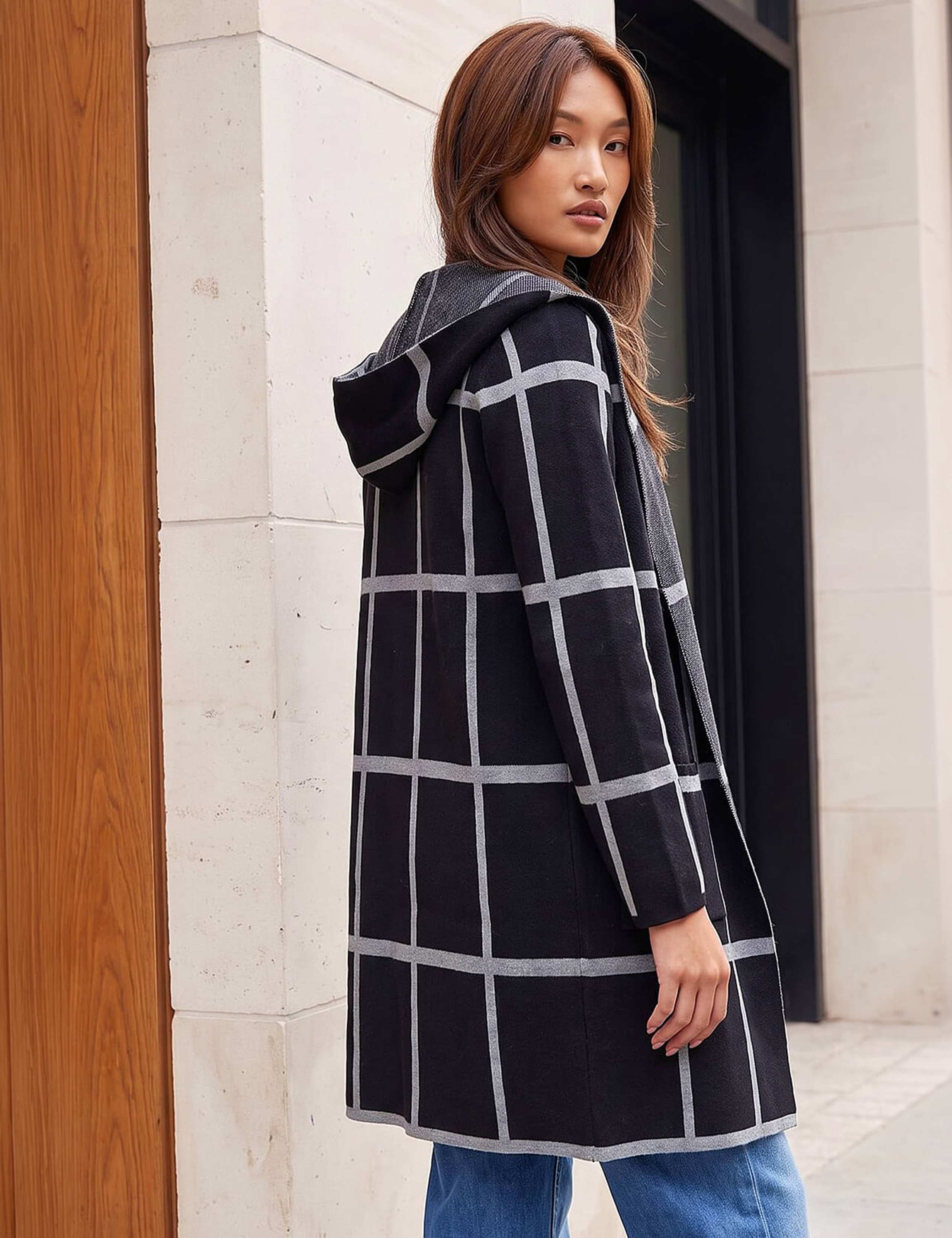 Contrast Longline Cardigan 3 of 4