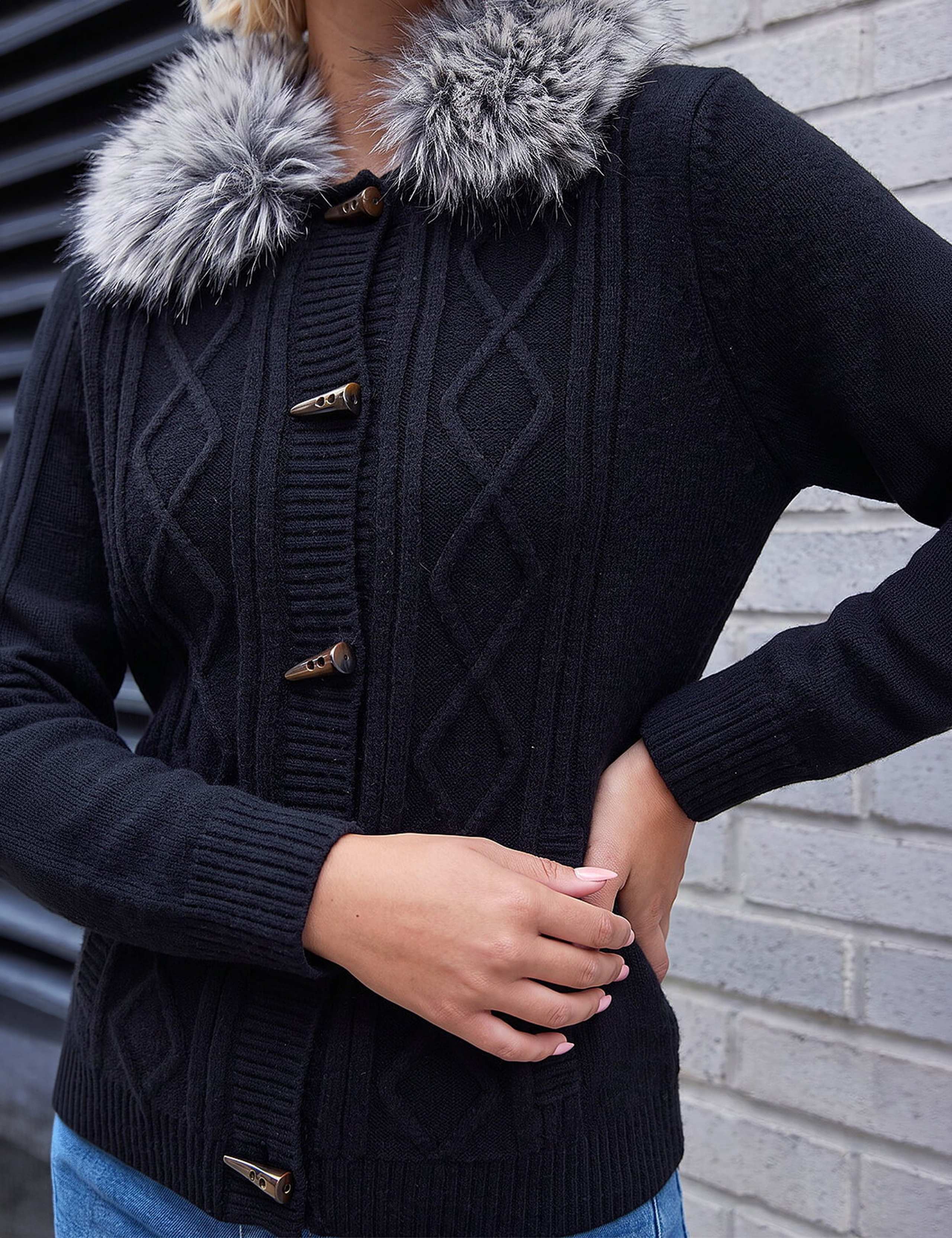 Faux Fur Cardigan 4 of 4