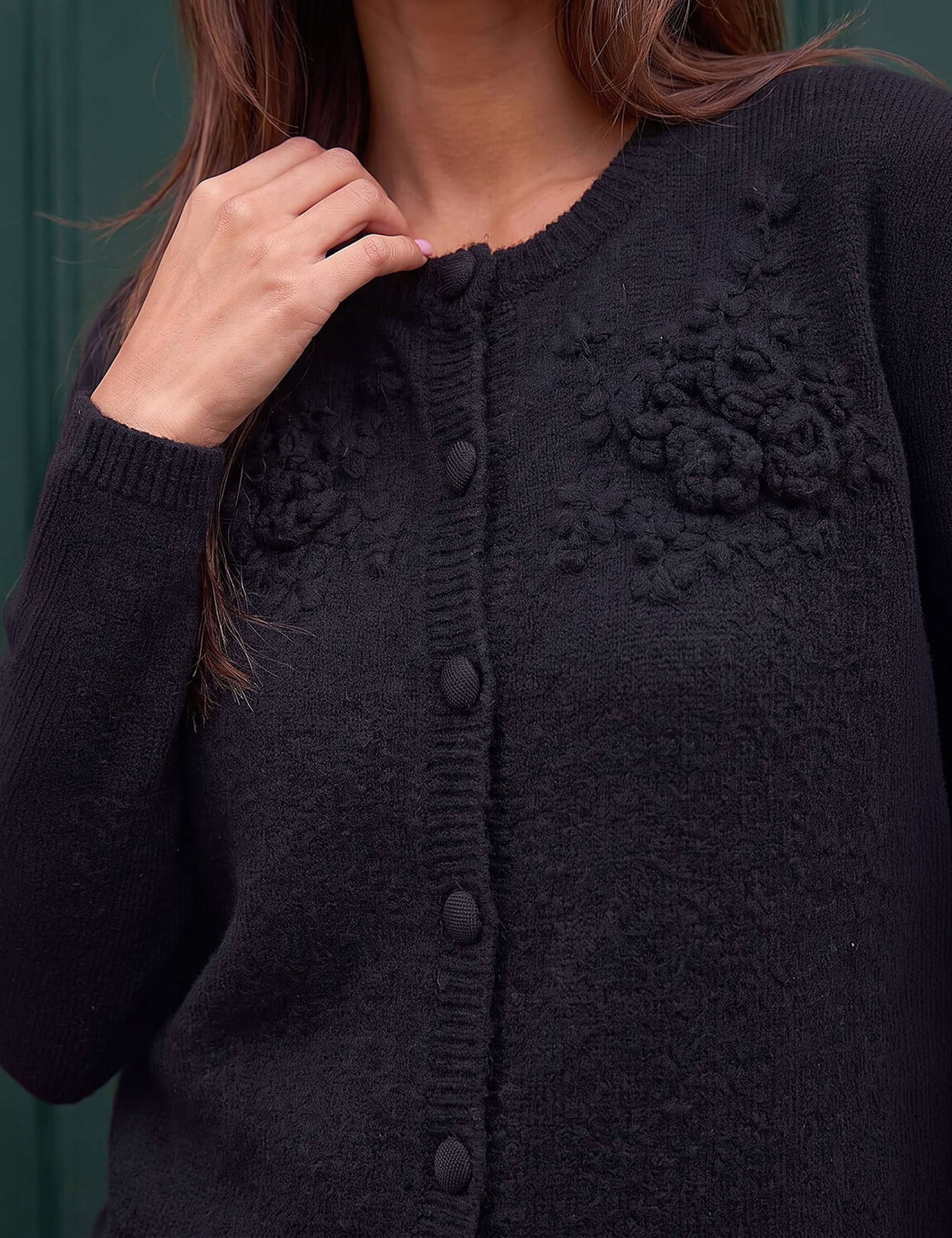 Floral Corsage Cardigan 4 of 4