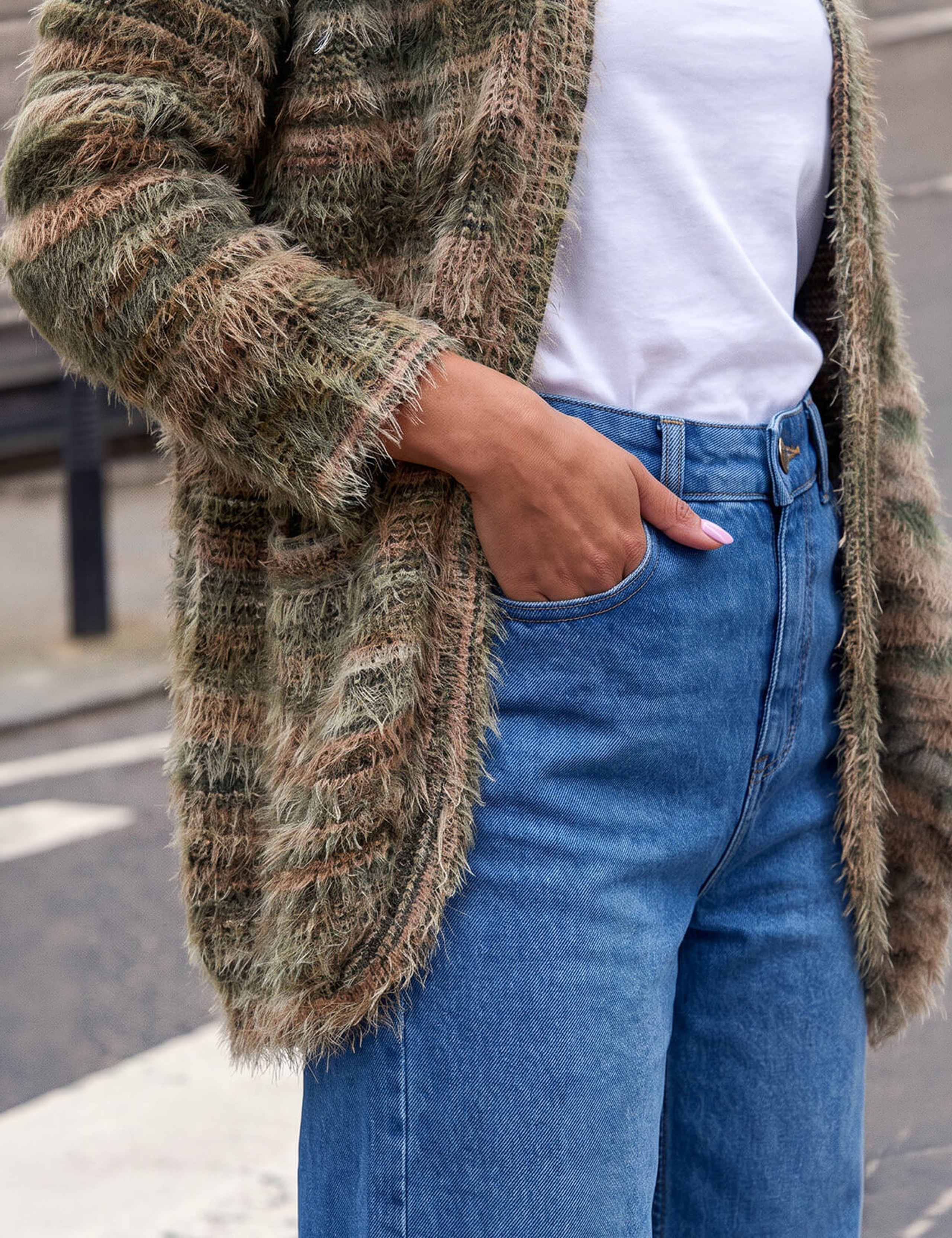 Fluffy Cardigan 4 of 4