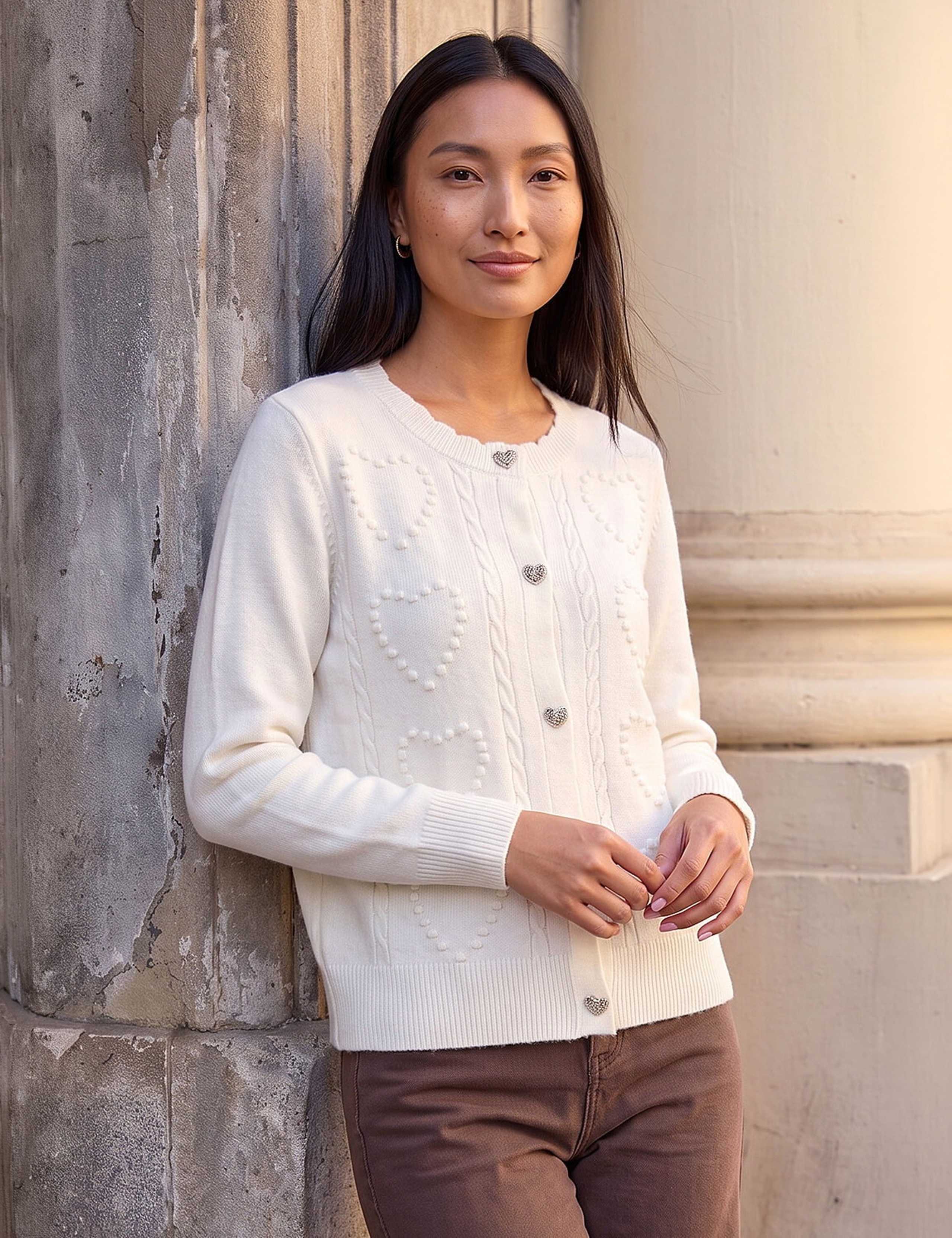 Heart Stitch Cardigan 1 of 3