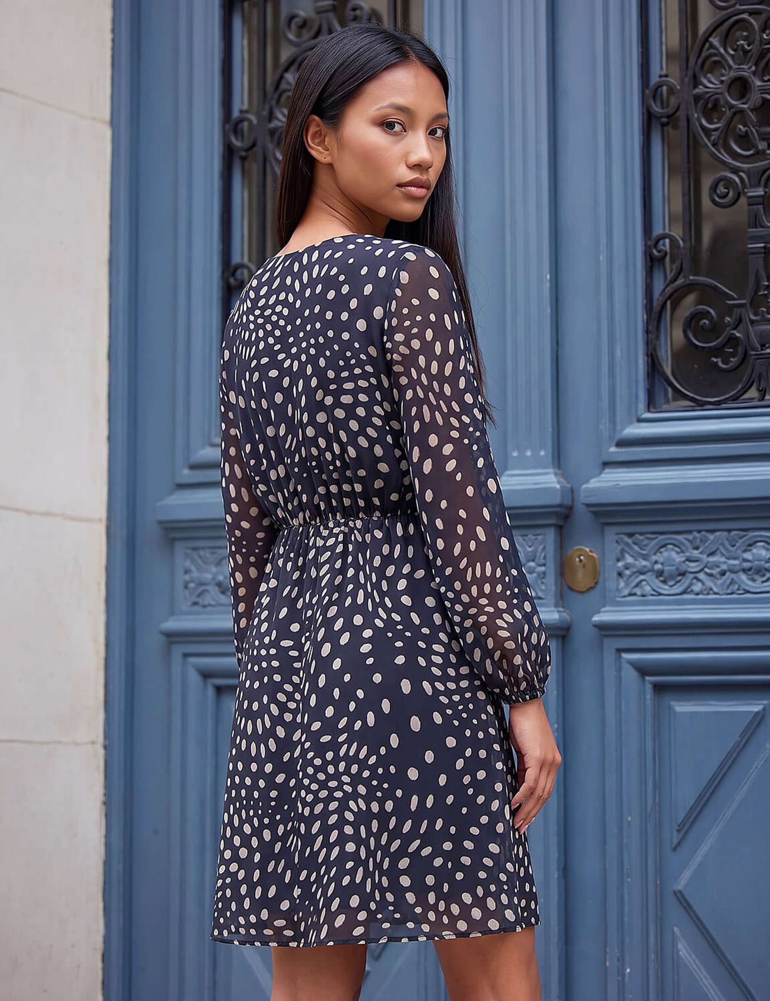 Petite Twist Front Skater Dress 3 of 4