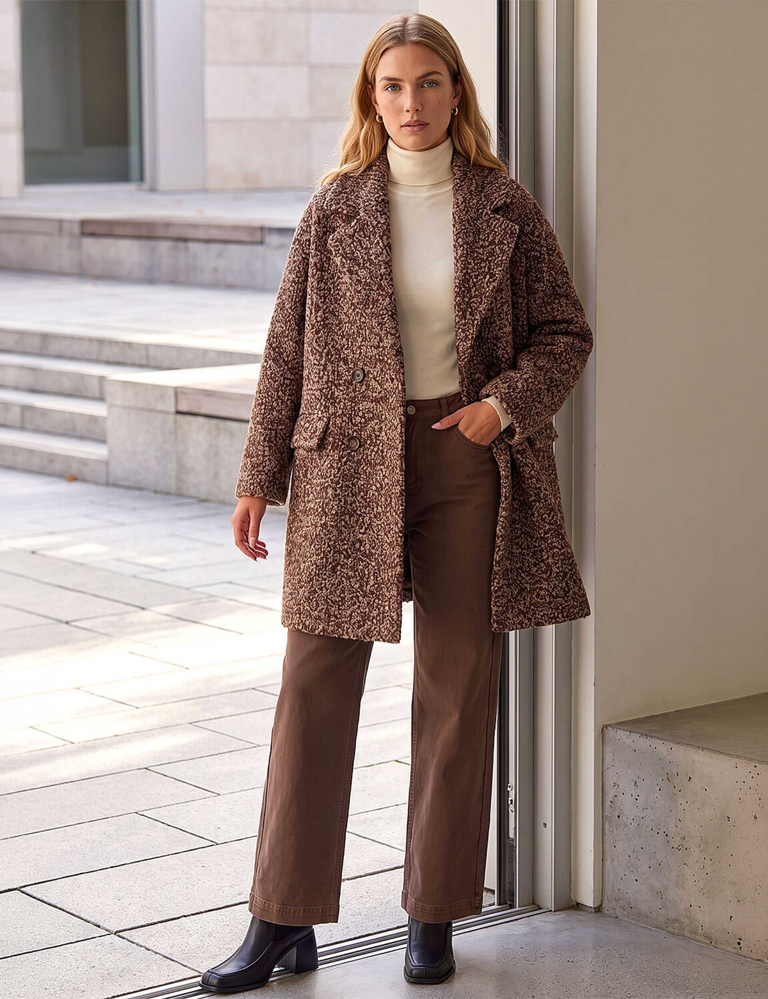Soft Touch Revere Collar Coat 2 of 4