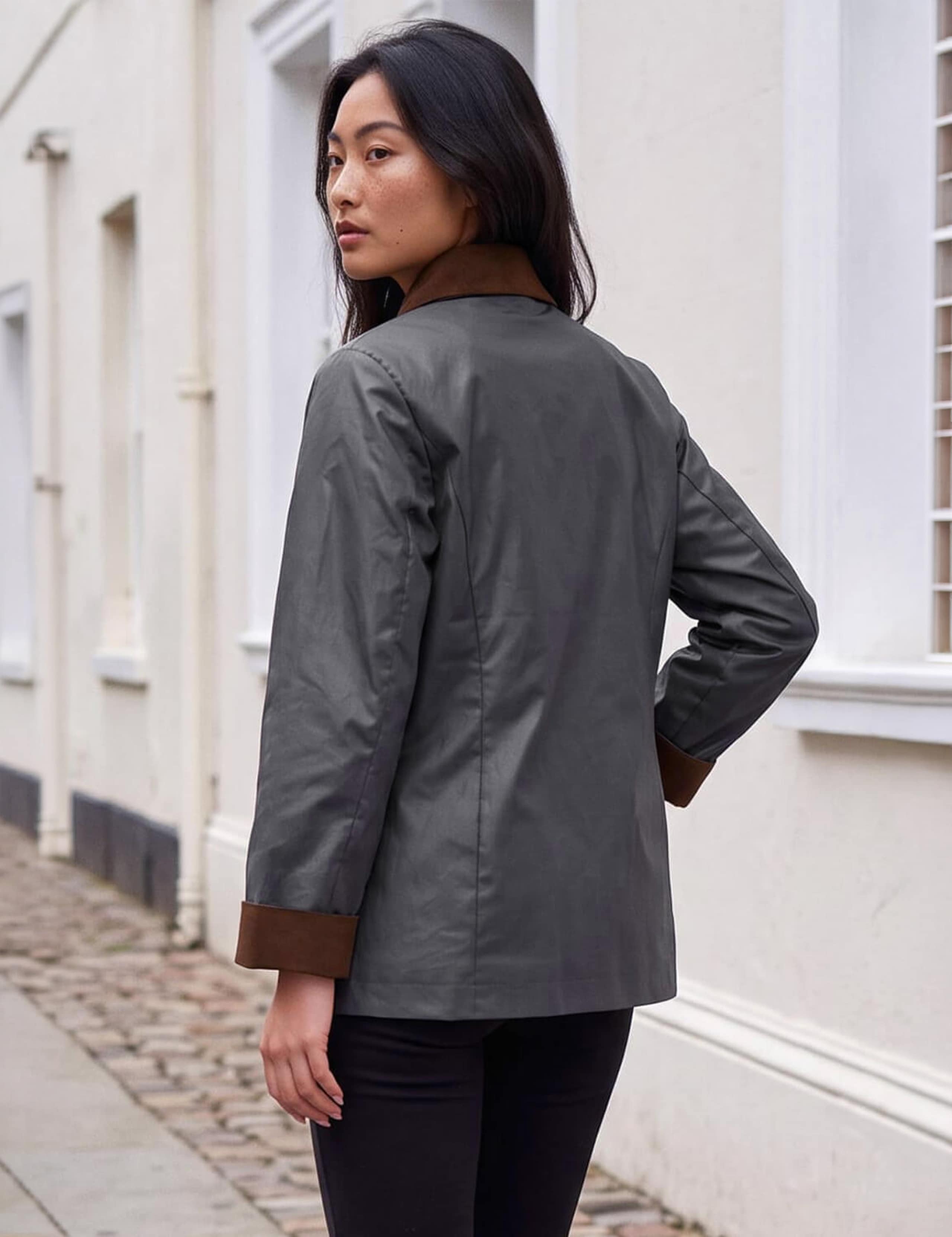 Petite Pure Cotton Showerproof Raincoat 4 of 4