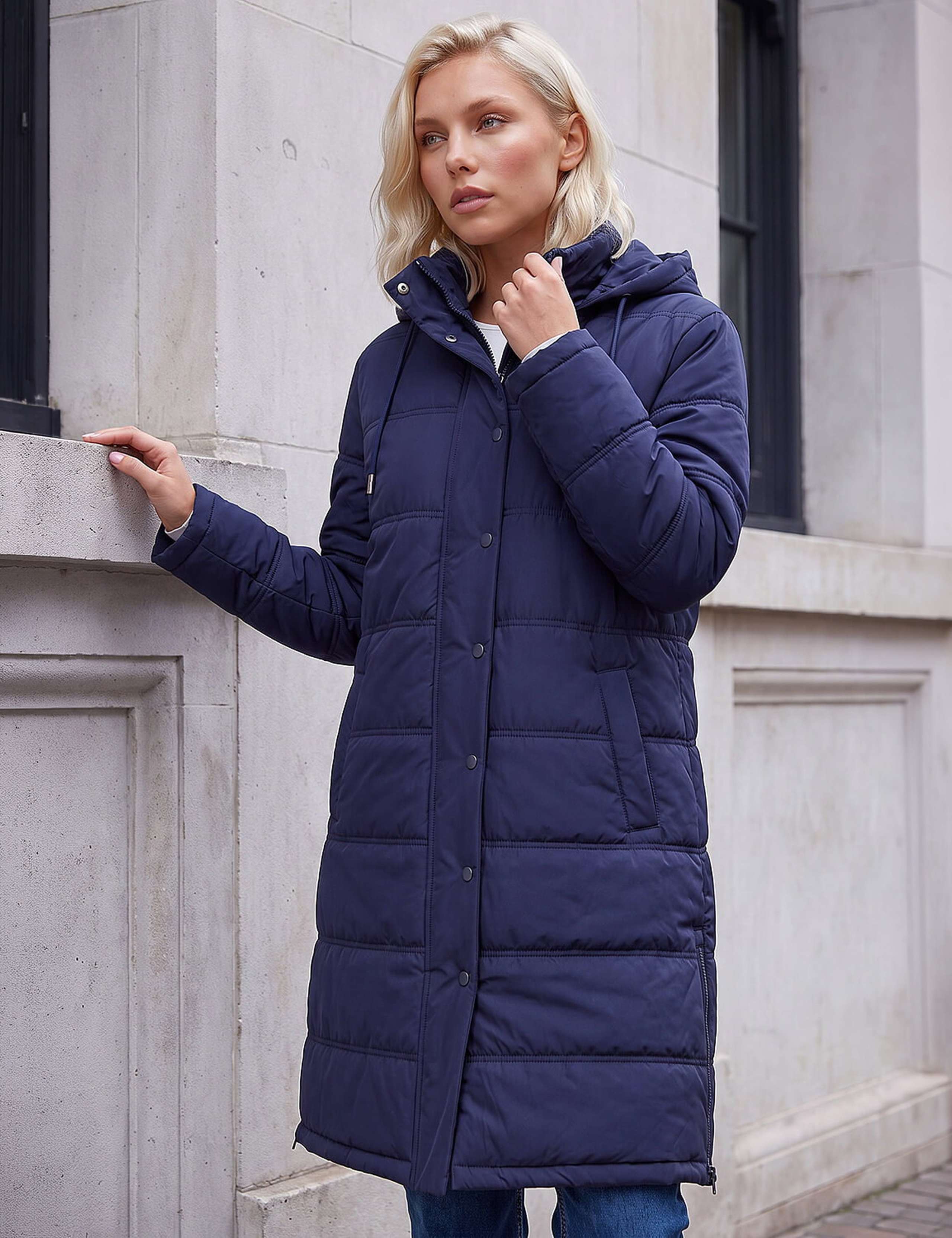Petite Oversized Hooded Puffer Coat 1 of 4