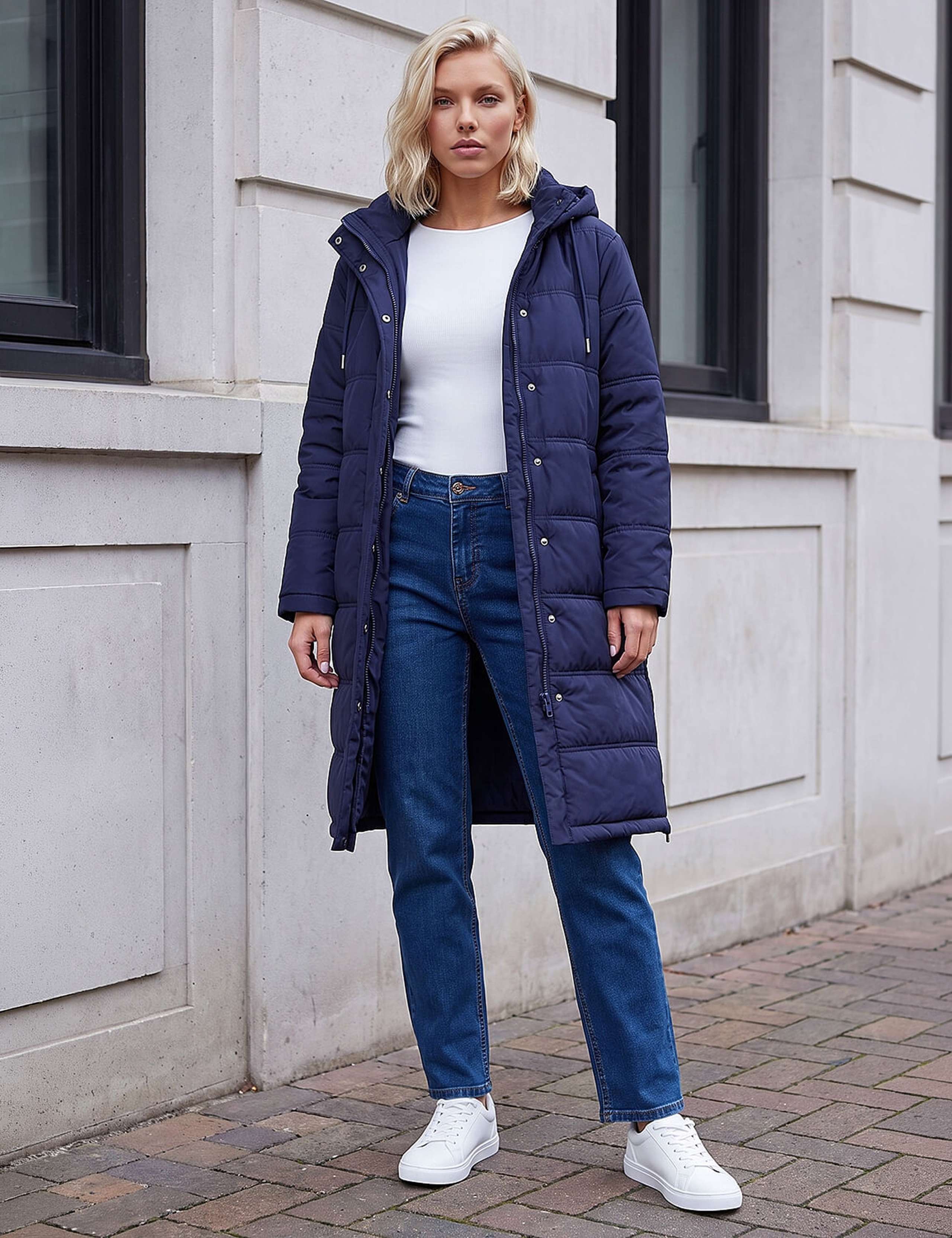Petite Oversized Hooded Puffer Coat 2 of 4