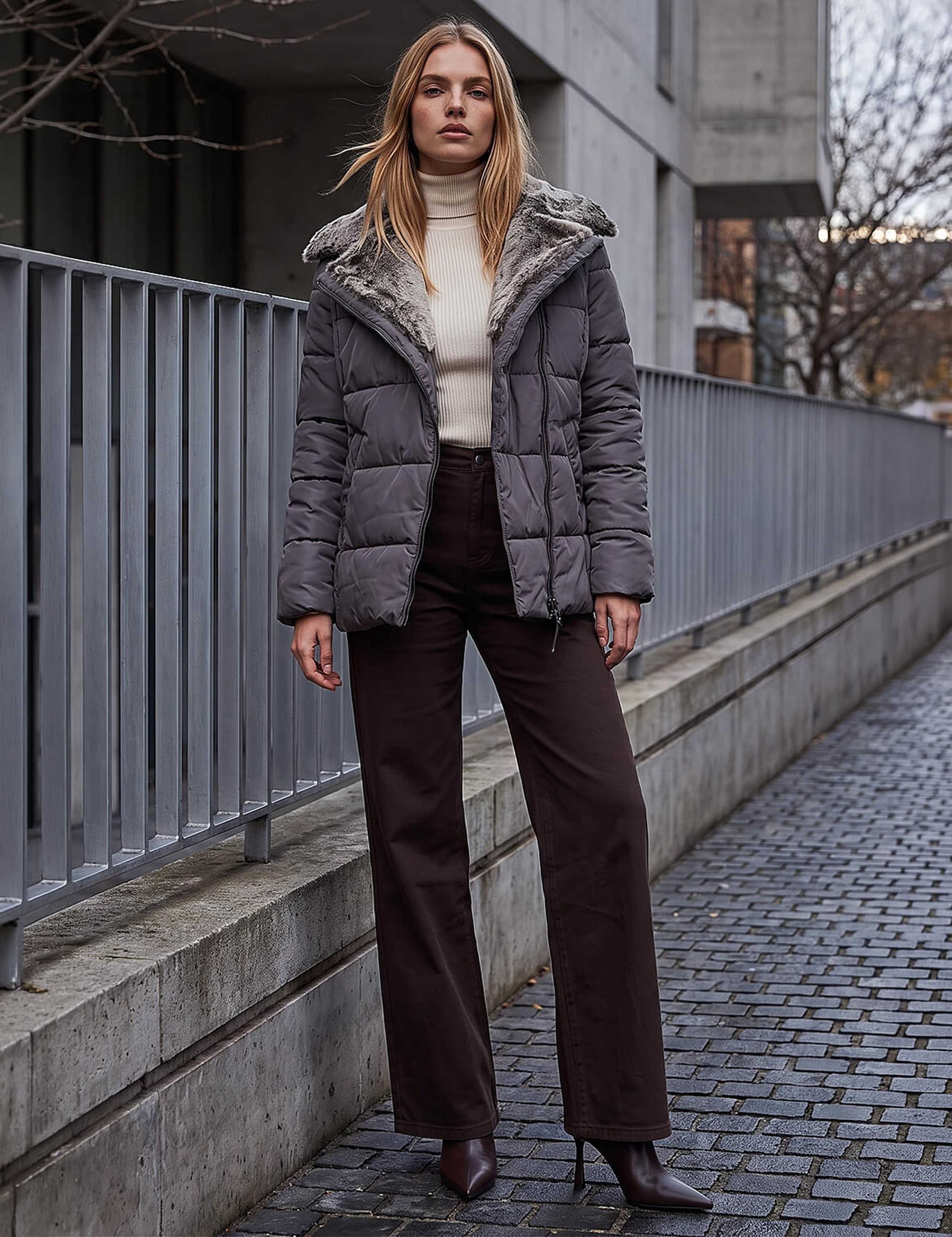 Padded Biker Coat 2 of 4