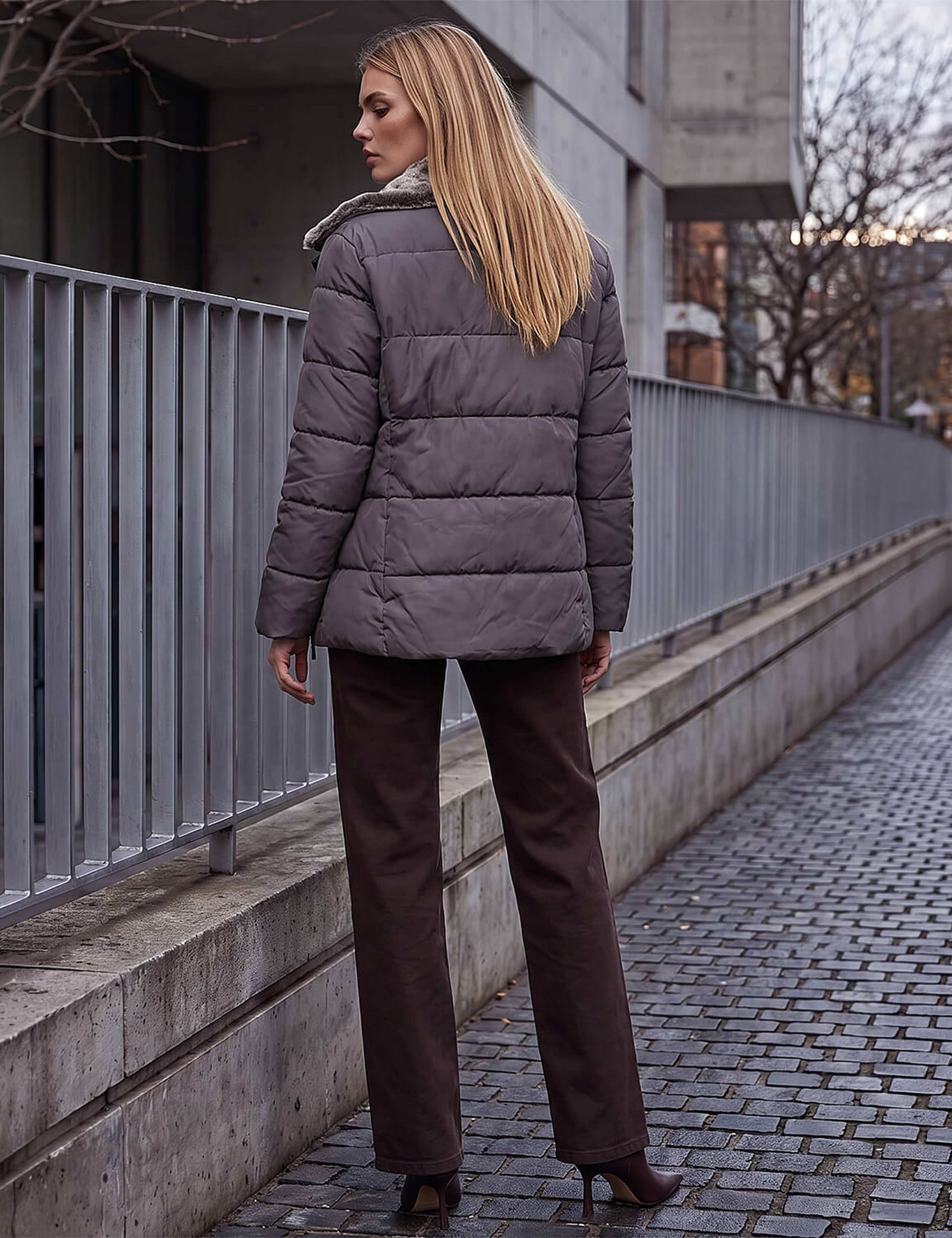 Padded Biker Coat 4 of 4