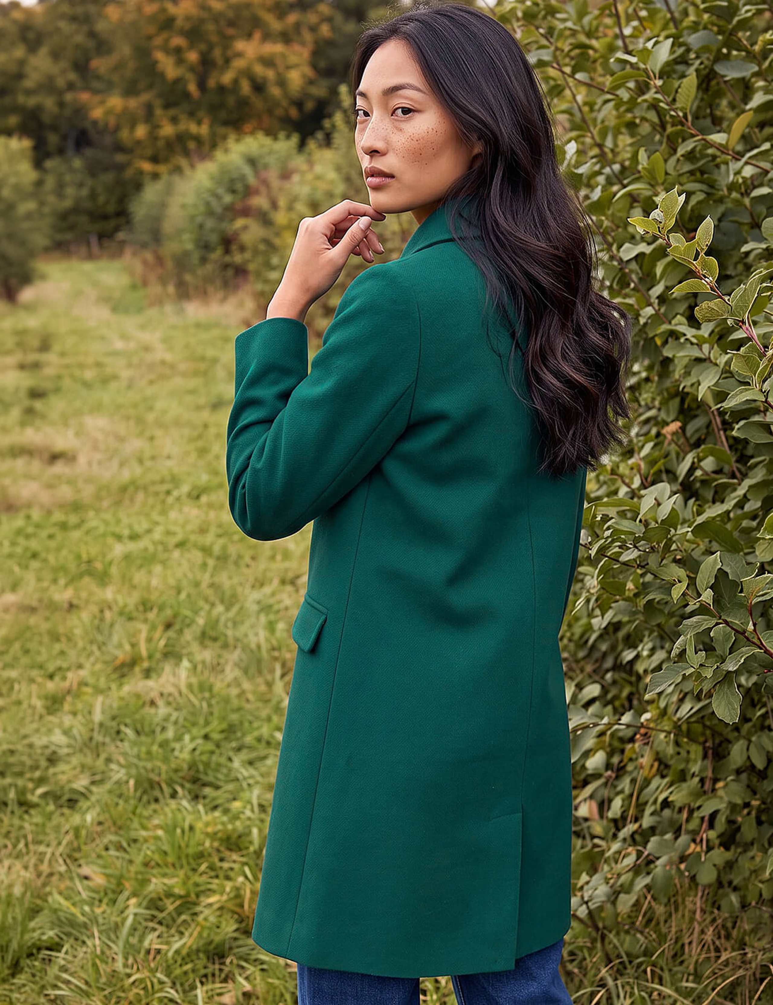 Petite Collared Short Car Coat 4 of 4