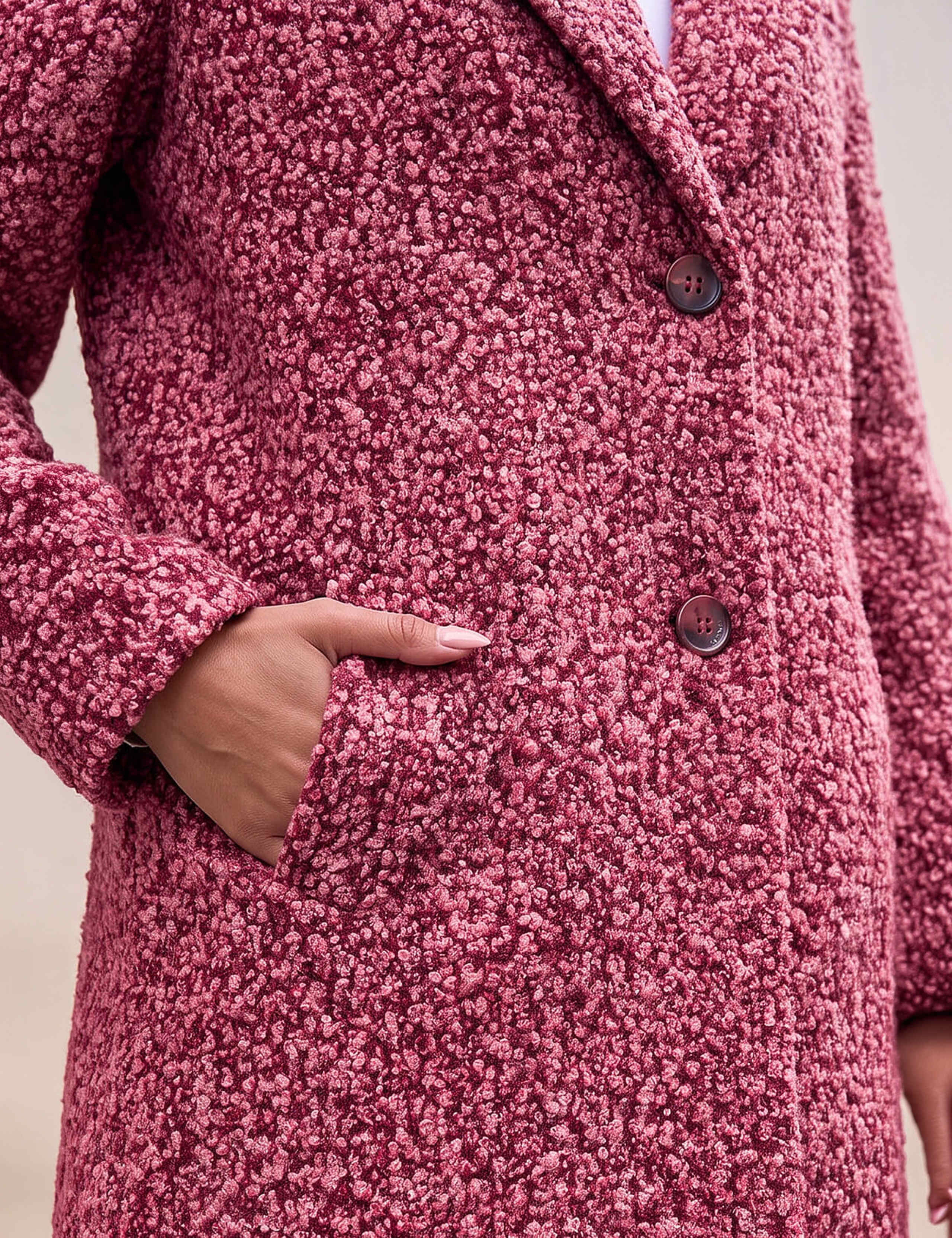 Teddy Single Breasted Coat 3 of 4