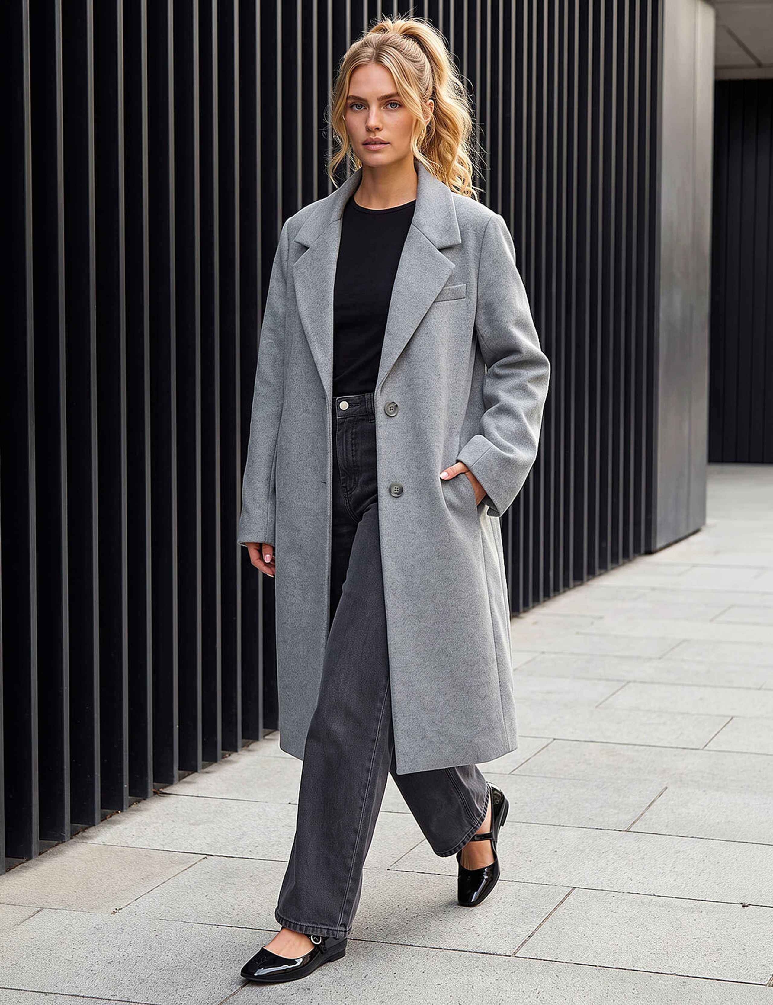Single Breasted Tailored Coat 2 of 4
